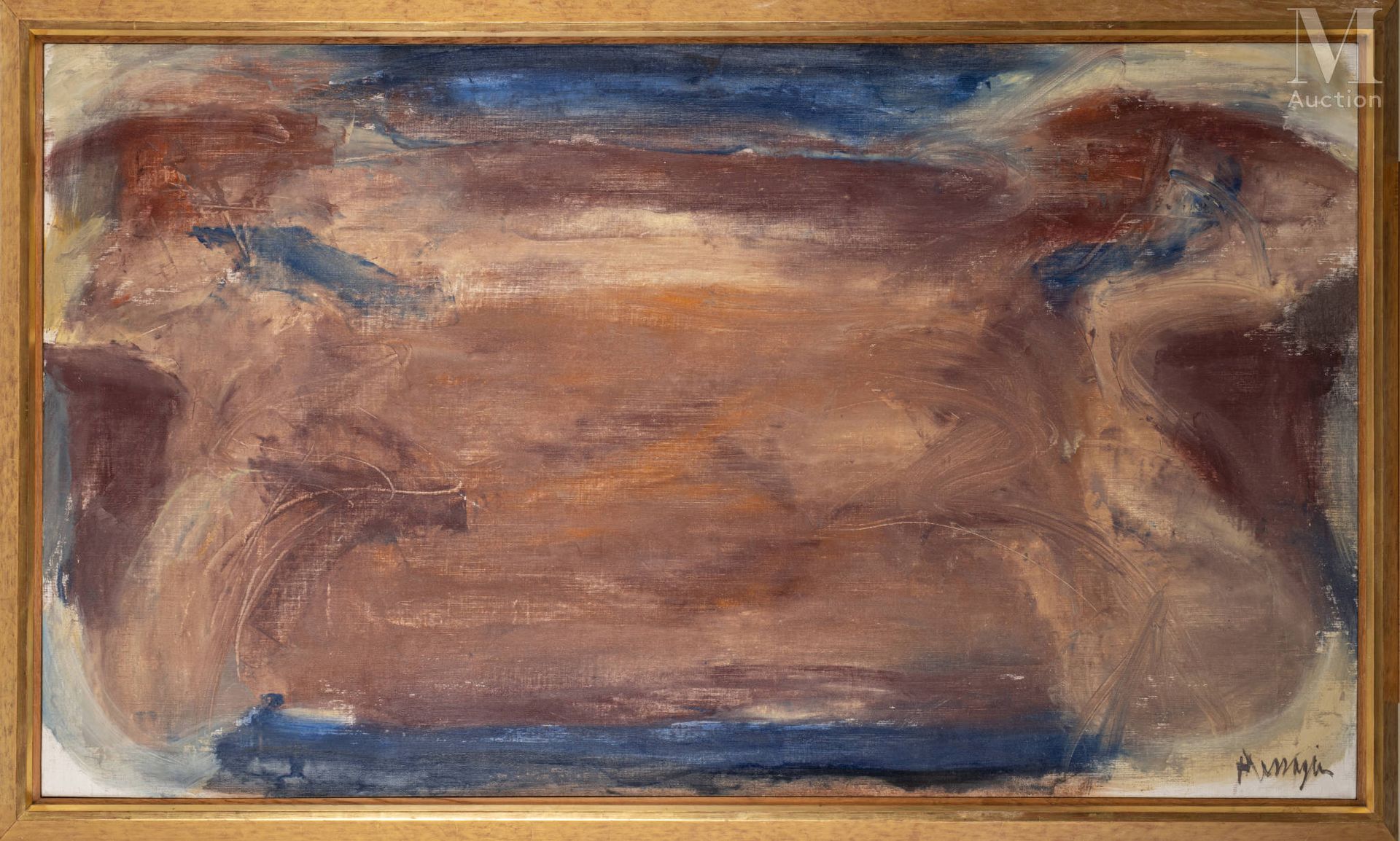 Jean MESSAGIER (1920-1999) 1957年7月的会议

布面油画，右下方有签名，背面有会签、日期和标题

77 x 134 cm



出&hellip;