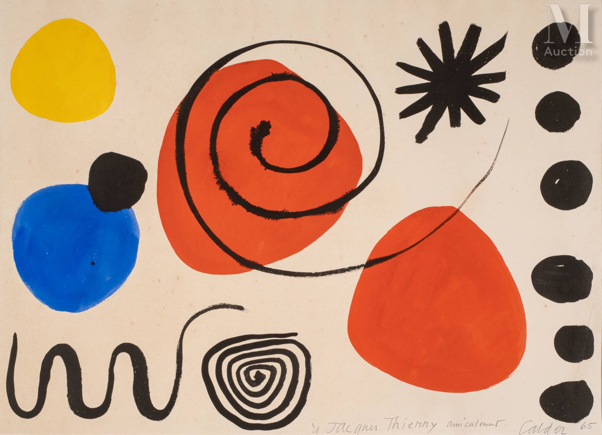 Alexander CALDER (1898-1976) Untitled, 1965

Gouache on paper signed and dated l&hellip;