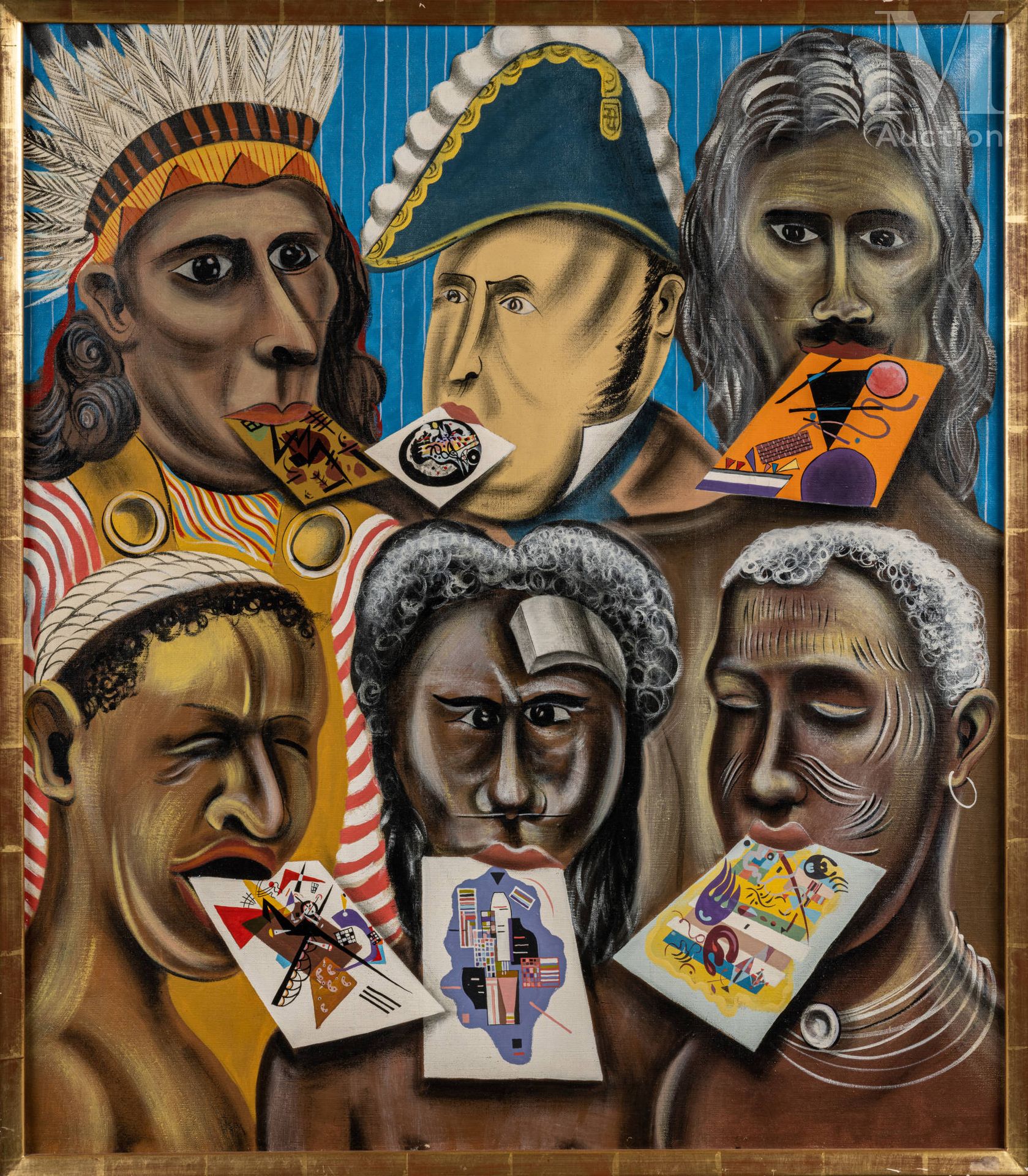 ERRO (né en 1932) Appetit Kandinsky, 1963

Acryl auf Leinwand

86 x 75 cm



Pro&hellip;