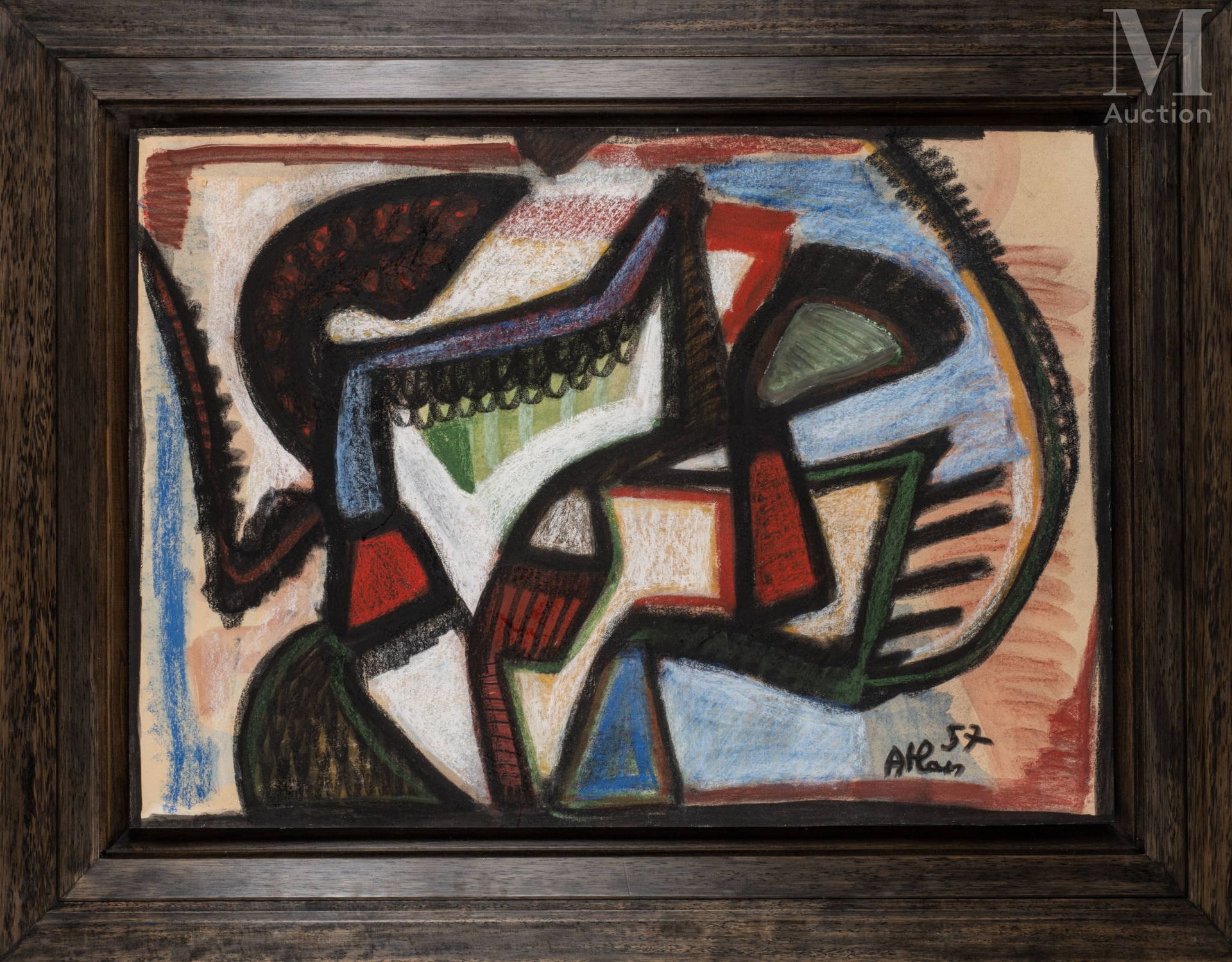Jean-Michel Atlan (1913-1960) 无题》，1957年

木板油彩，右下角有签名和日期

73.5 x 103.5厘米



出处 :
&hellip;