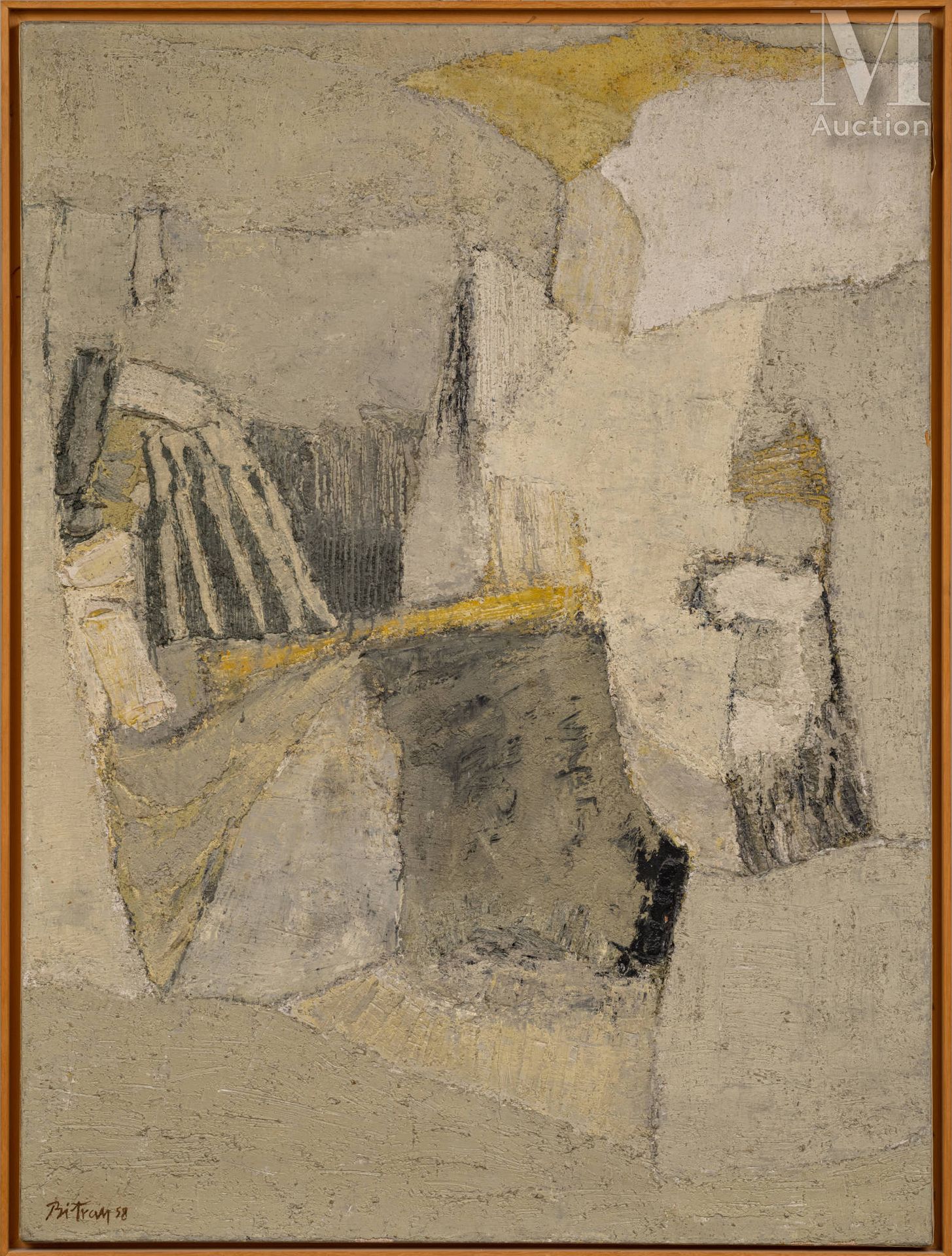 Albert Bitran (1929-2018) 东方之声, 1958

布面油画，左下方有签名和日期，背面有会签、日期和标题

130 x 97 cm


&hellip;