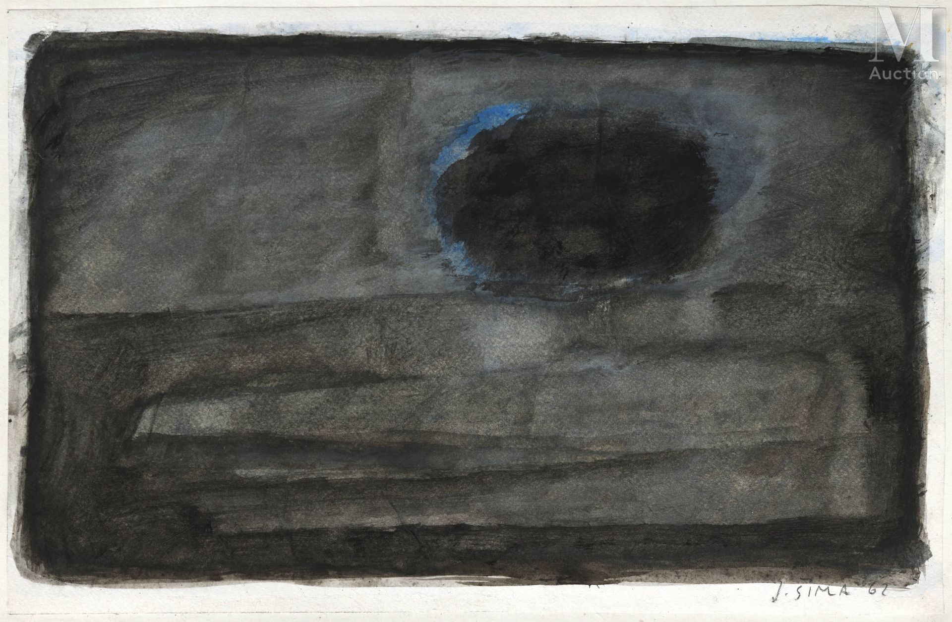 Josef SIMA (1891-1971) 无题》，1962年

纸上水墨画，右下方有签名和日期

27 x 41.5厘米



出处 :

私人收藏