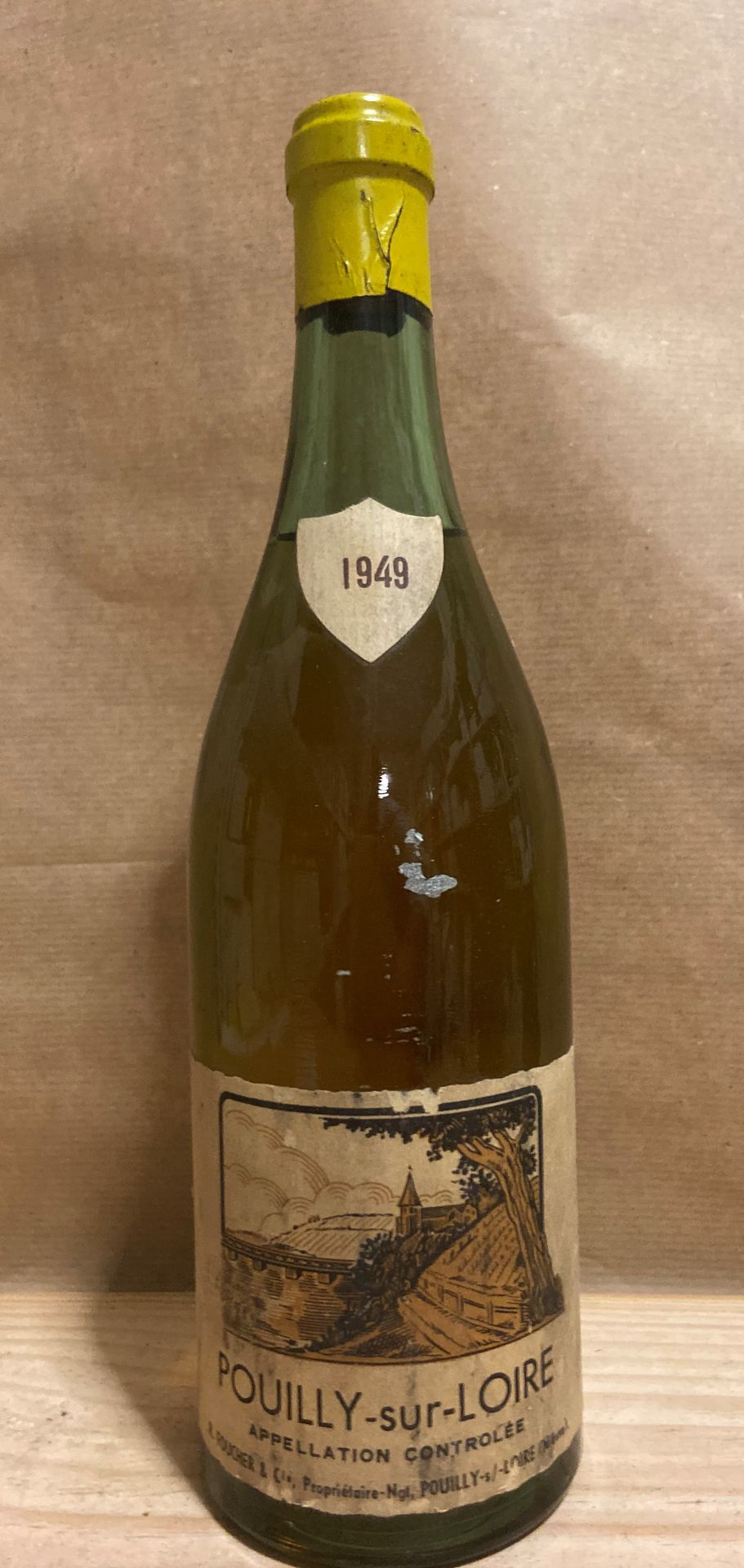 POUILLY SUR LOIRE R. Foucher 1 bouteille POUILLY SUR LOIRE R. Foucher 1949 ( et,&hellip;