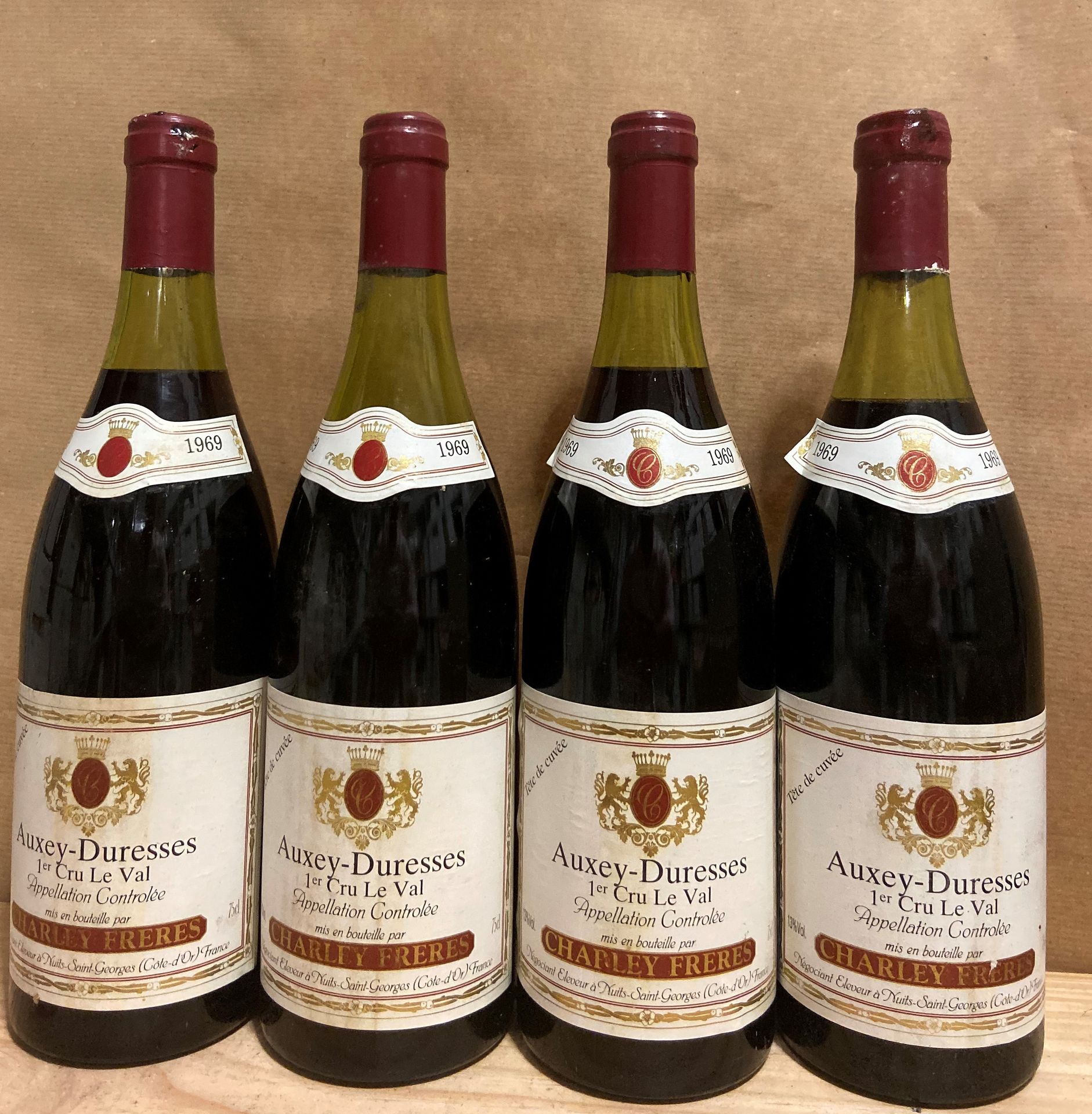 AUXEY-DURESSES "Le Val 1er cru", Charley Frère 4 bouteilles AUXEY-DURESSES "Le V&hellip;