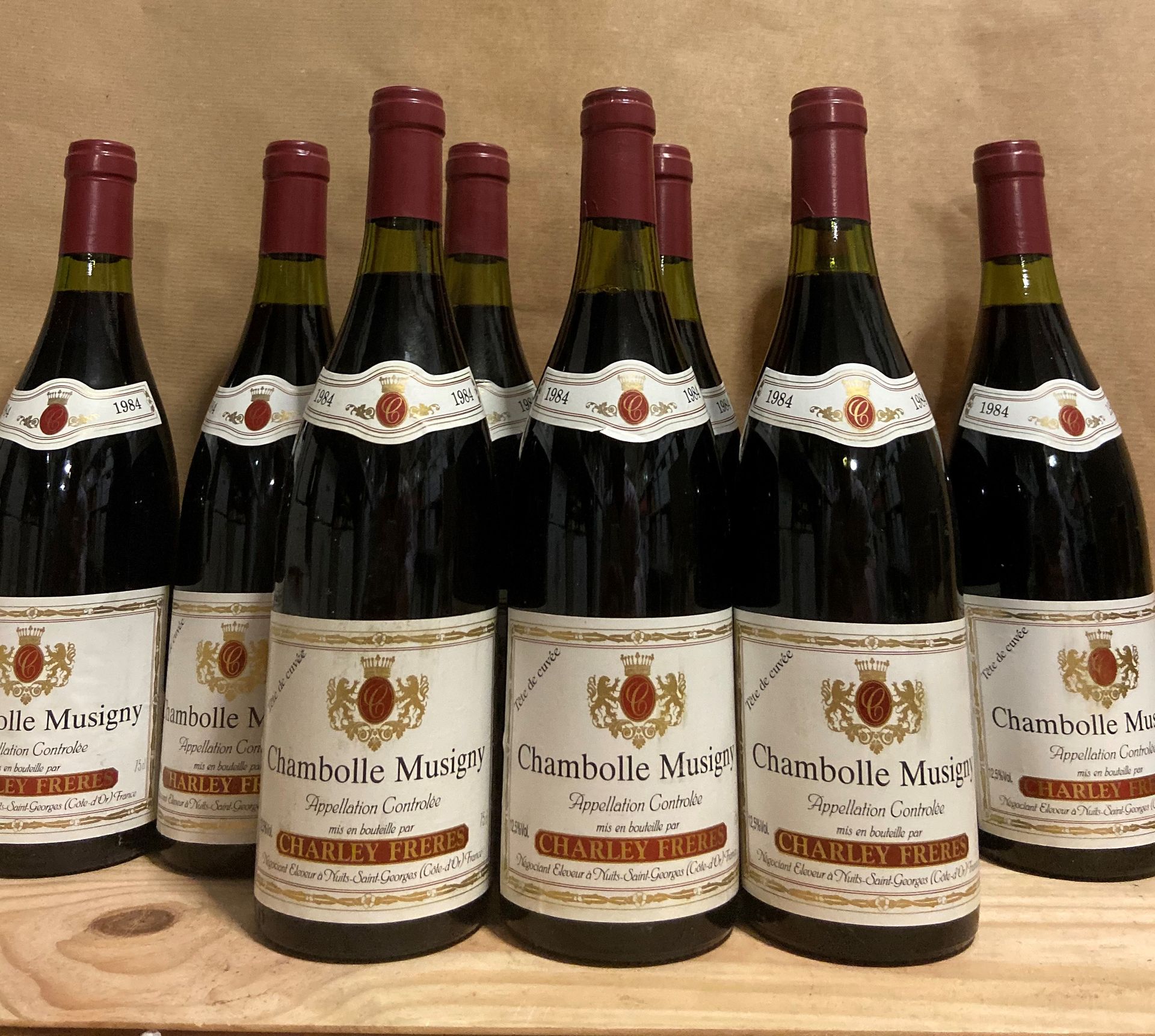 CHAMBOLLE-MUSIGNY Charley Frère 9 bouteilles CHAMBOLLE-MUSIGNY Charley Frère 198&hellip;