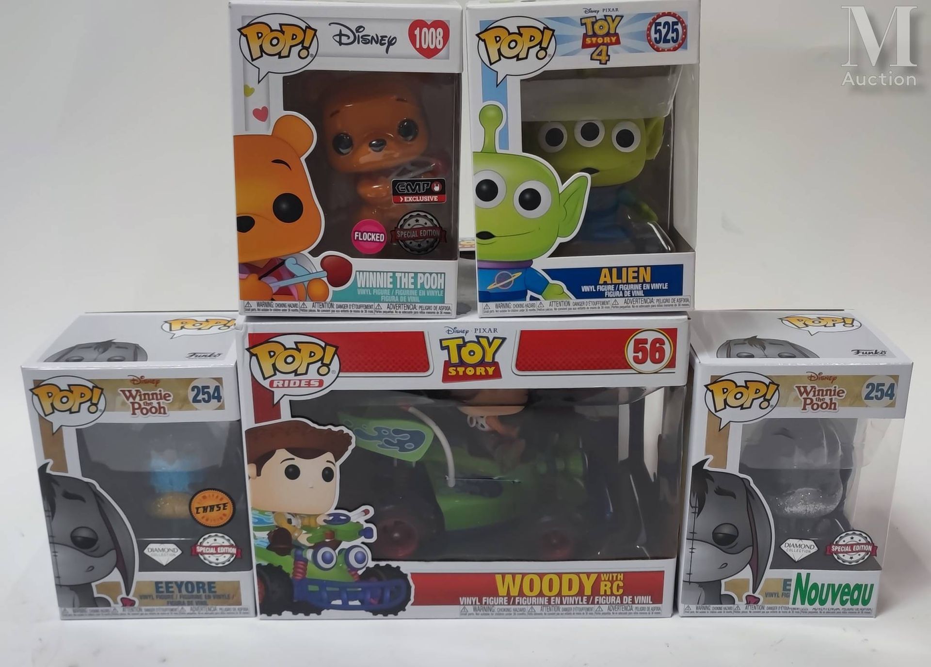 FUNKO POP ! : Disney

Ensemble de cinq figurines en boites :

- Winnie The Pooh &hellip;