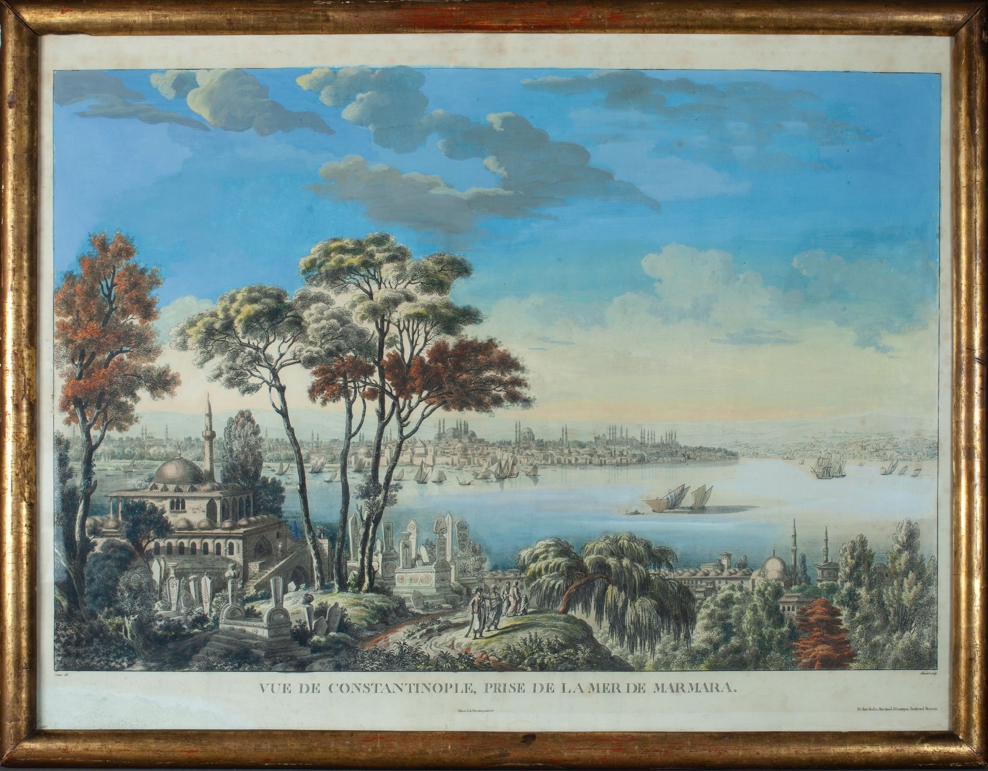 Louis François Cassas (1756–1827) Louis François Cassas (1756–1827) 从马尔马拉海看君士坦丁堡&hellip;
