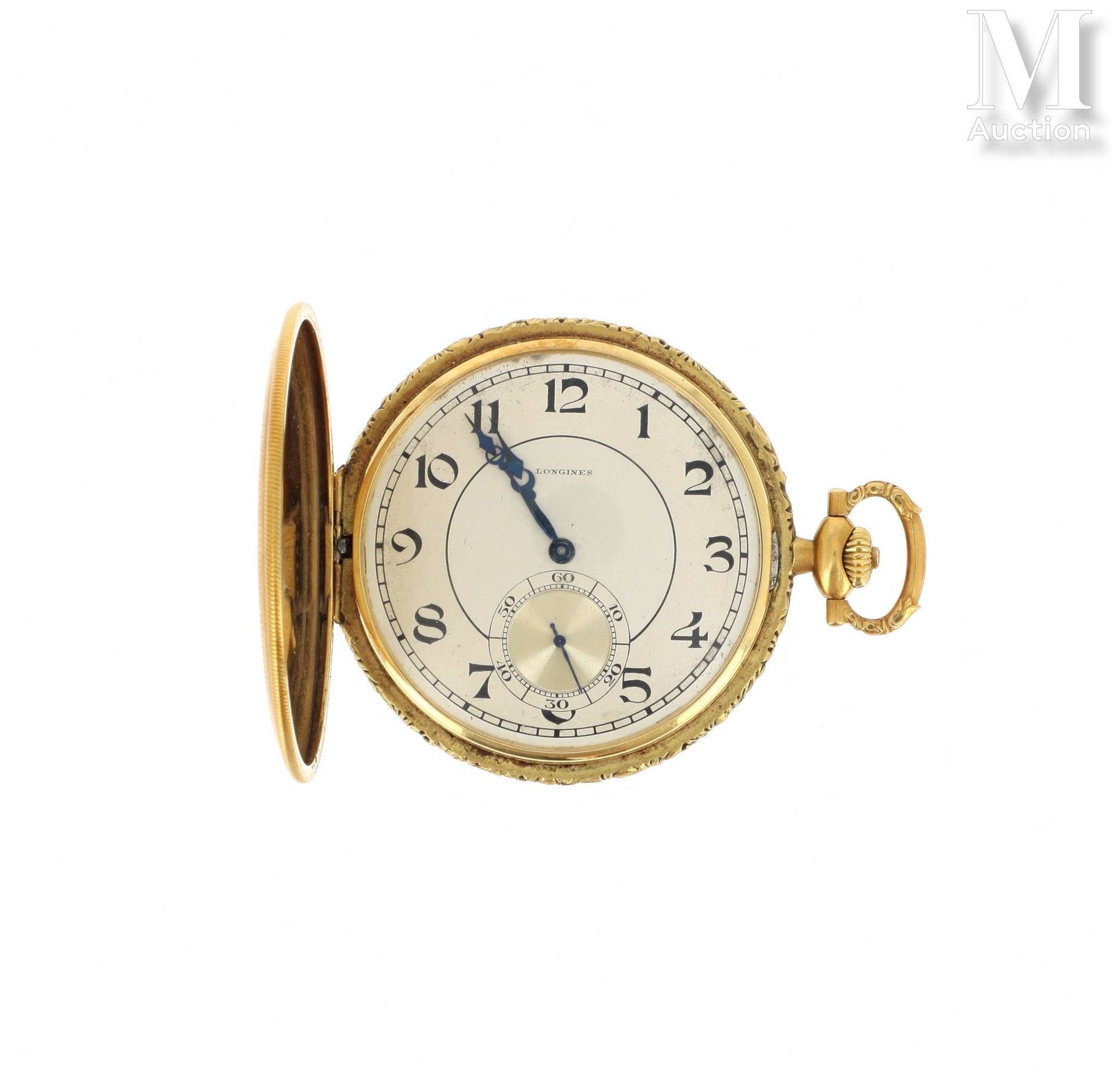 MONTRE DE POCHE LONGINES LONGINES

Pocket watch in 18K (750°/°°) yellow and whit&hellip;