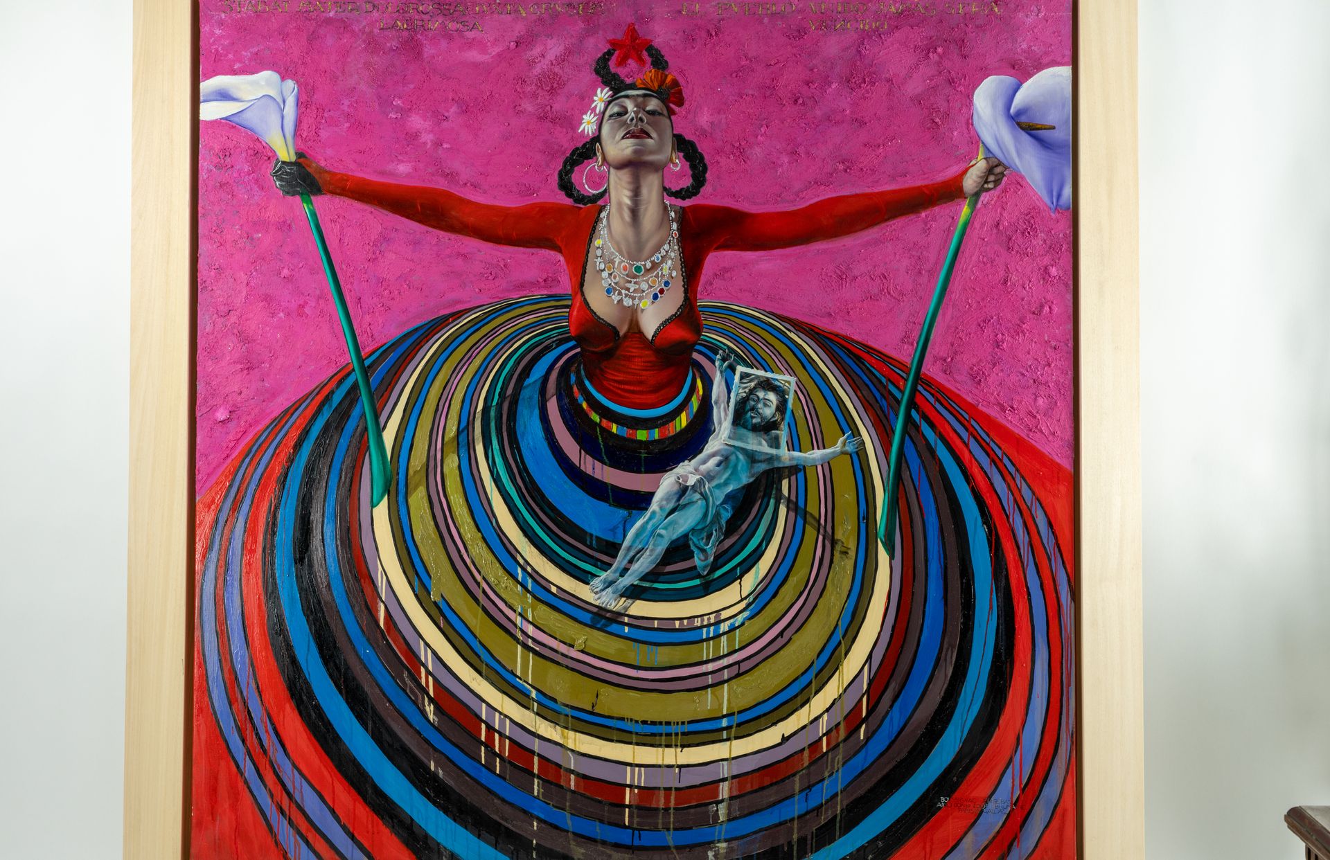 Patrick Boussignac (né en 1956) Pieta Cubana, 2008

Oil on canvas 

Signed lower&hellip;