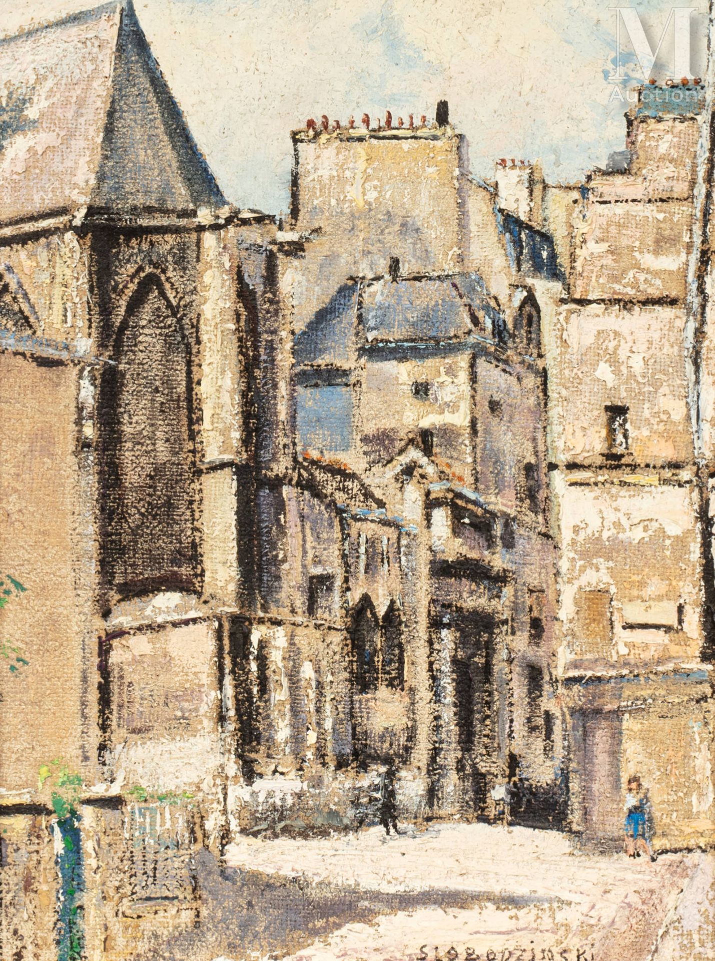 Georges SLOBODZINSKI (Russie 1896- France 1967) Chevet d'église



Olio su tela
&hellip;