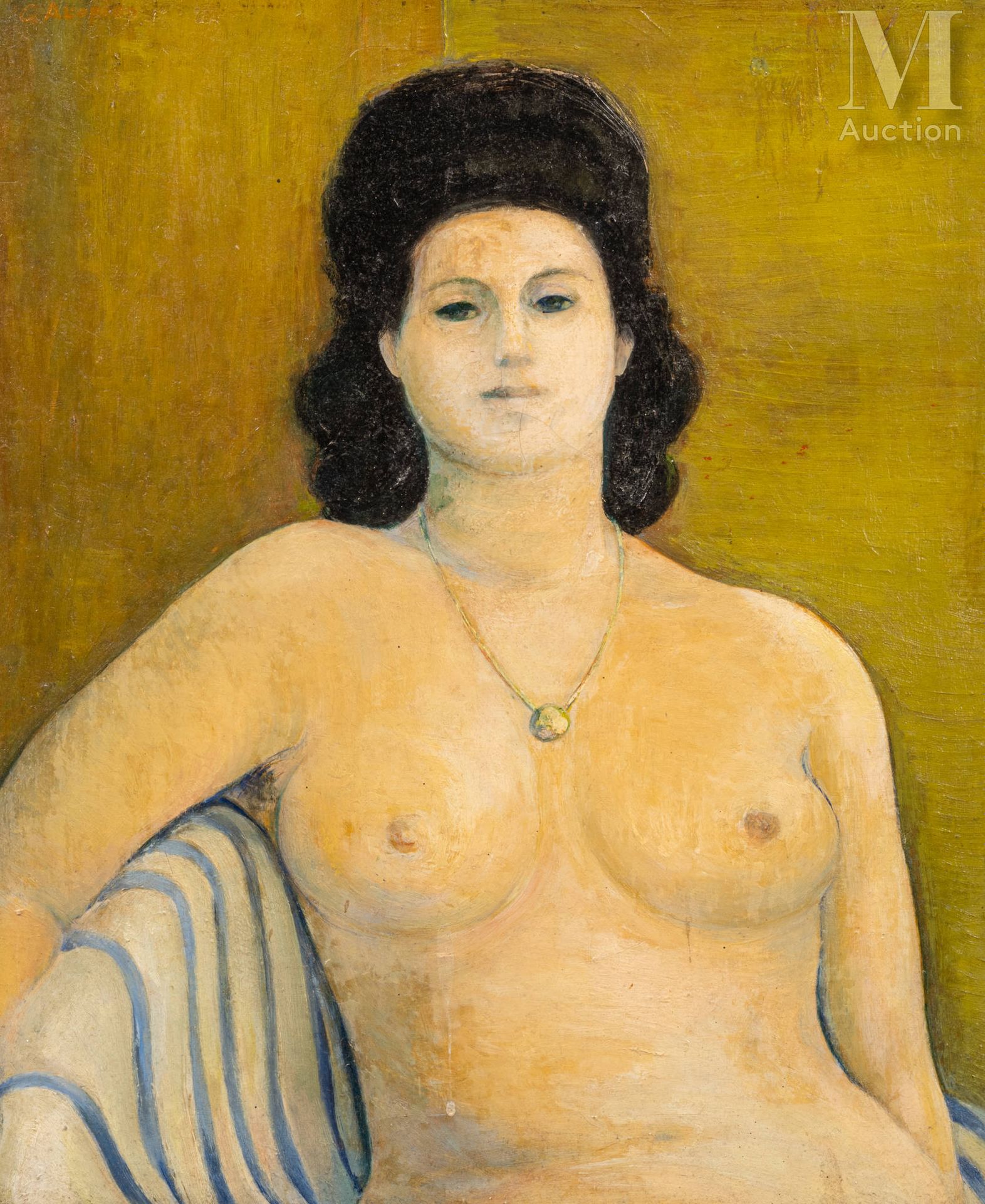 Georges AKOPIAN (Bakou 1912 - ? 1971) 坐着的女性裸体



布面油画

55 x 46 厘米

左上角有签名 "G Ako&hellip;
