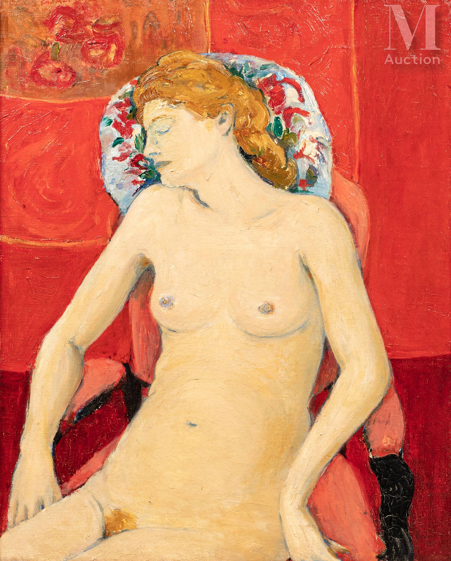 Georges AKOPIAN (Bakou 1912 - ? 1971) Sleeping Nude



Oil on canvas

81 x 65 cm&hellip;
