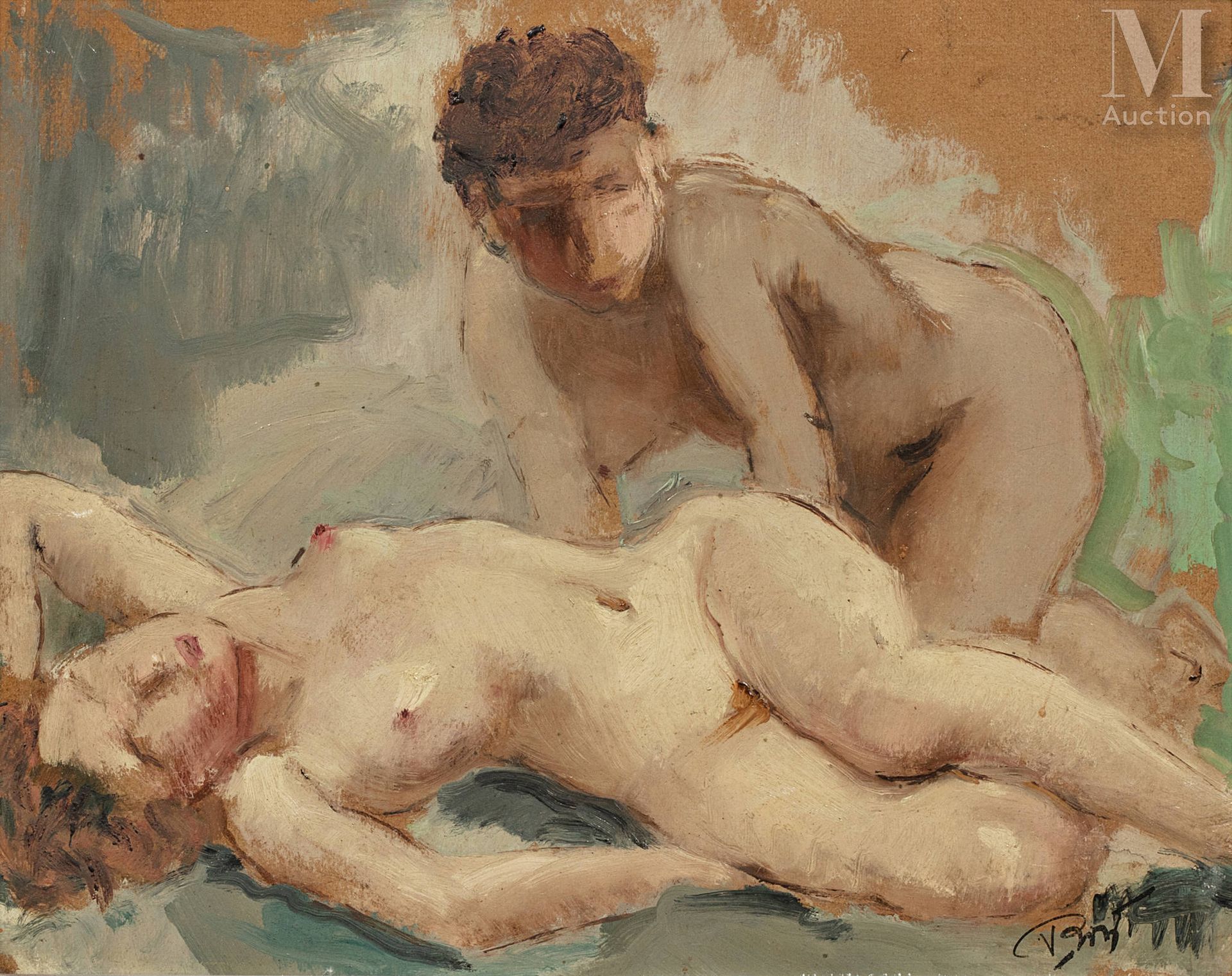 Vladimir ROZMAINSKY (Tiflis 1885 - Paris 1943) Deux baigneuses, vers 1949



Hui&hellip;