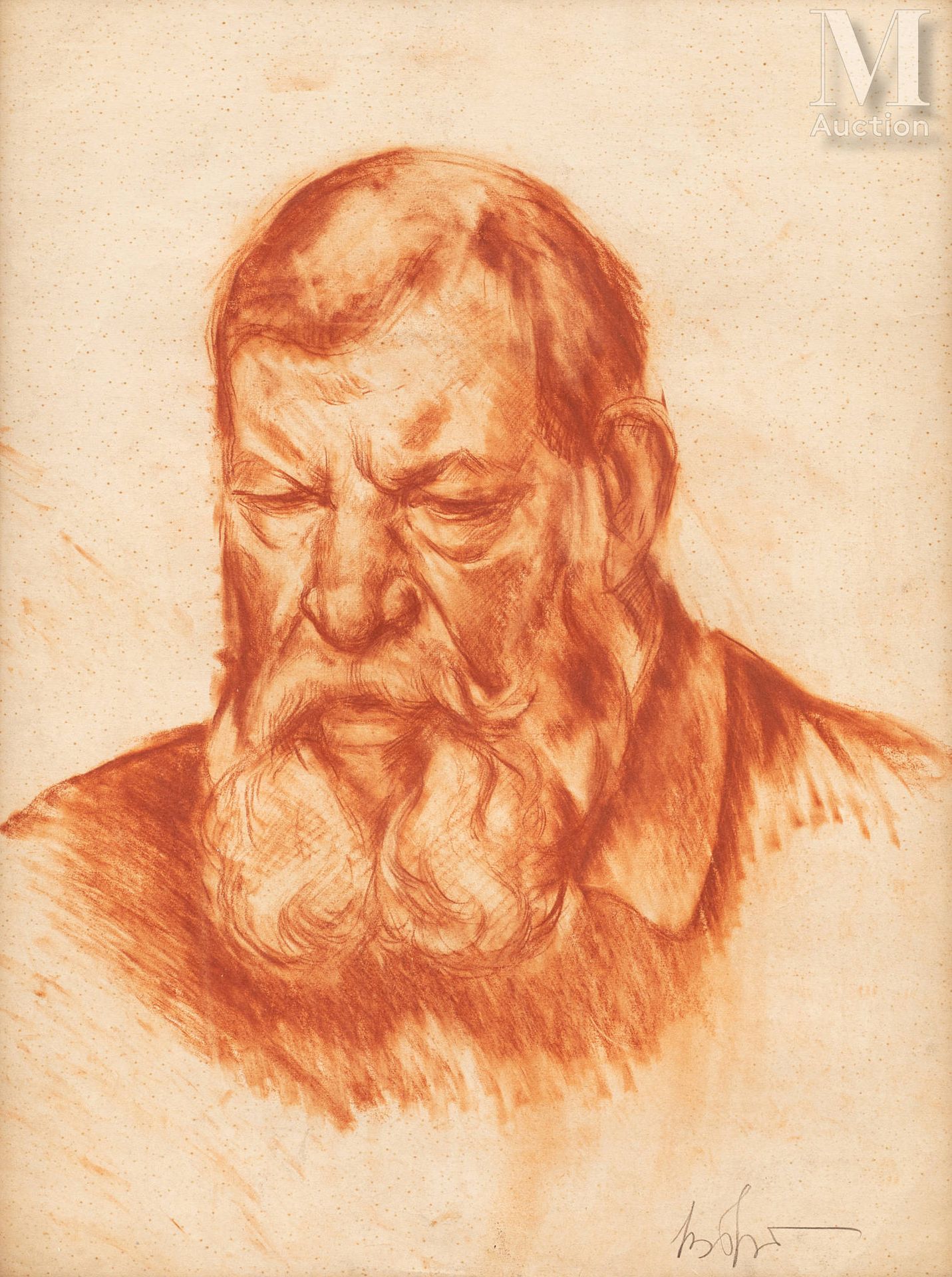 GRIGORIEV Vassili (1895-1982) 一个大胡子男人的画像



纸面上的桑戈尔

61 x 47 厘米

右下方有签名