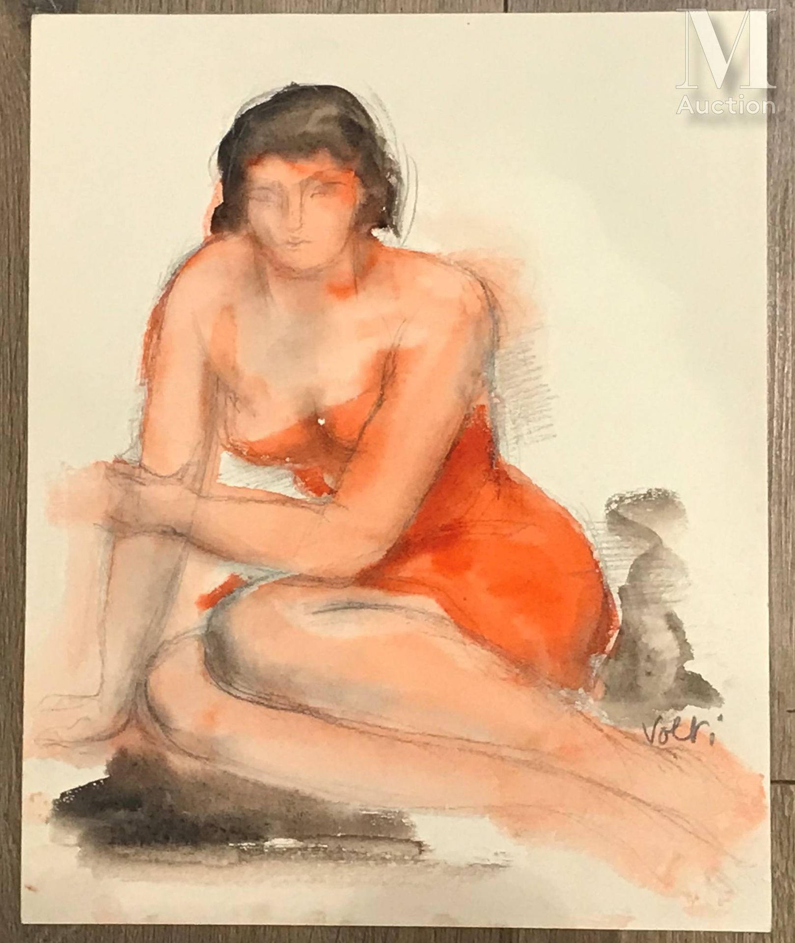 VOLTI (Antoniucci VOLTIGERO dit) (Albano 1915 - Paris 1989) Mujer sentada



Acu&hellip;