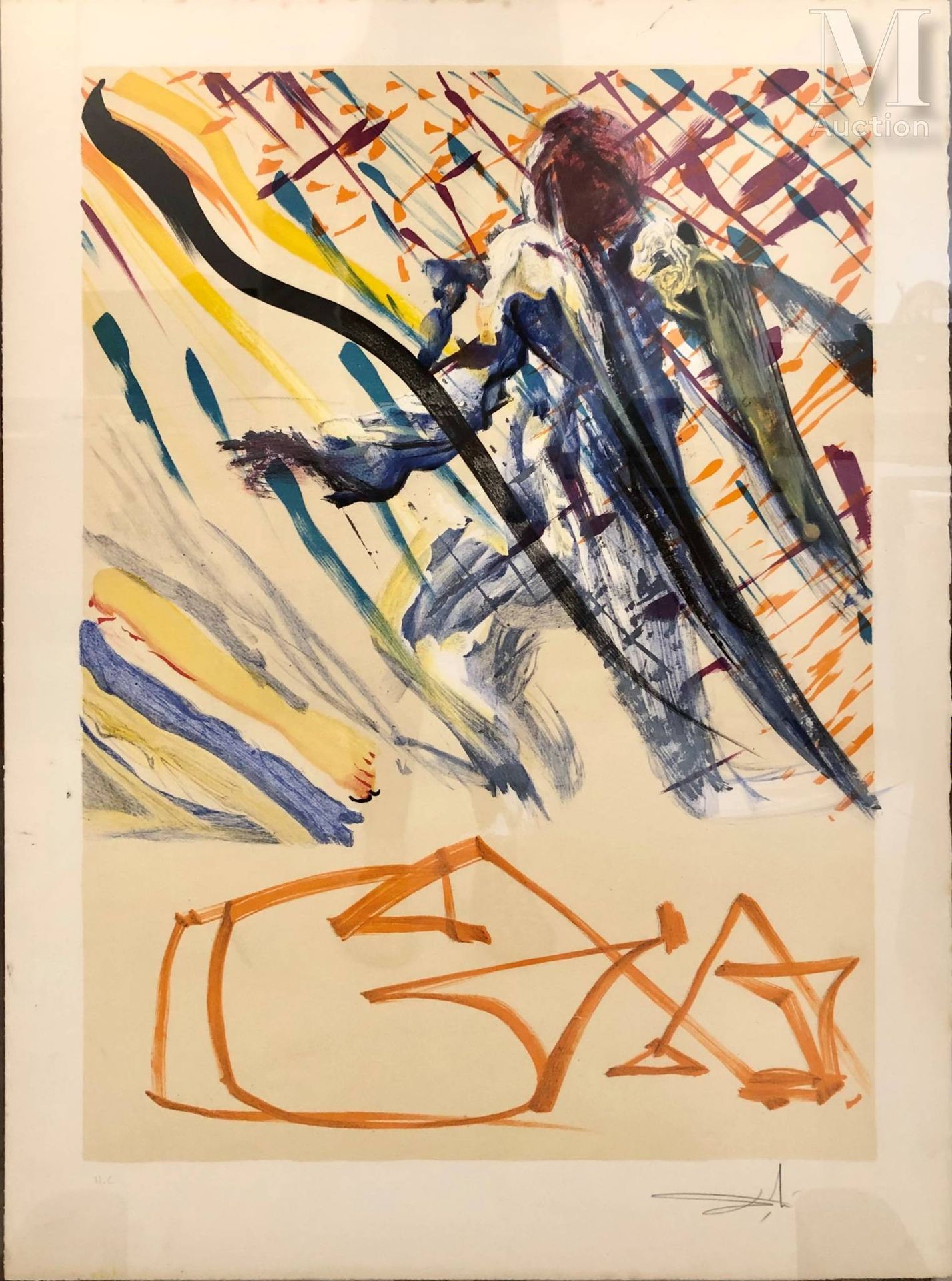 Salvador Dali (1904 -1989) Lithographie in Farbe

64,8 x 47,6 cm

Signiert unten&hellip;