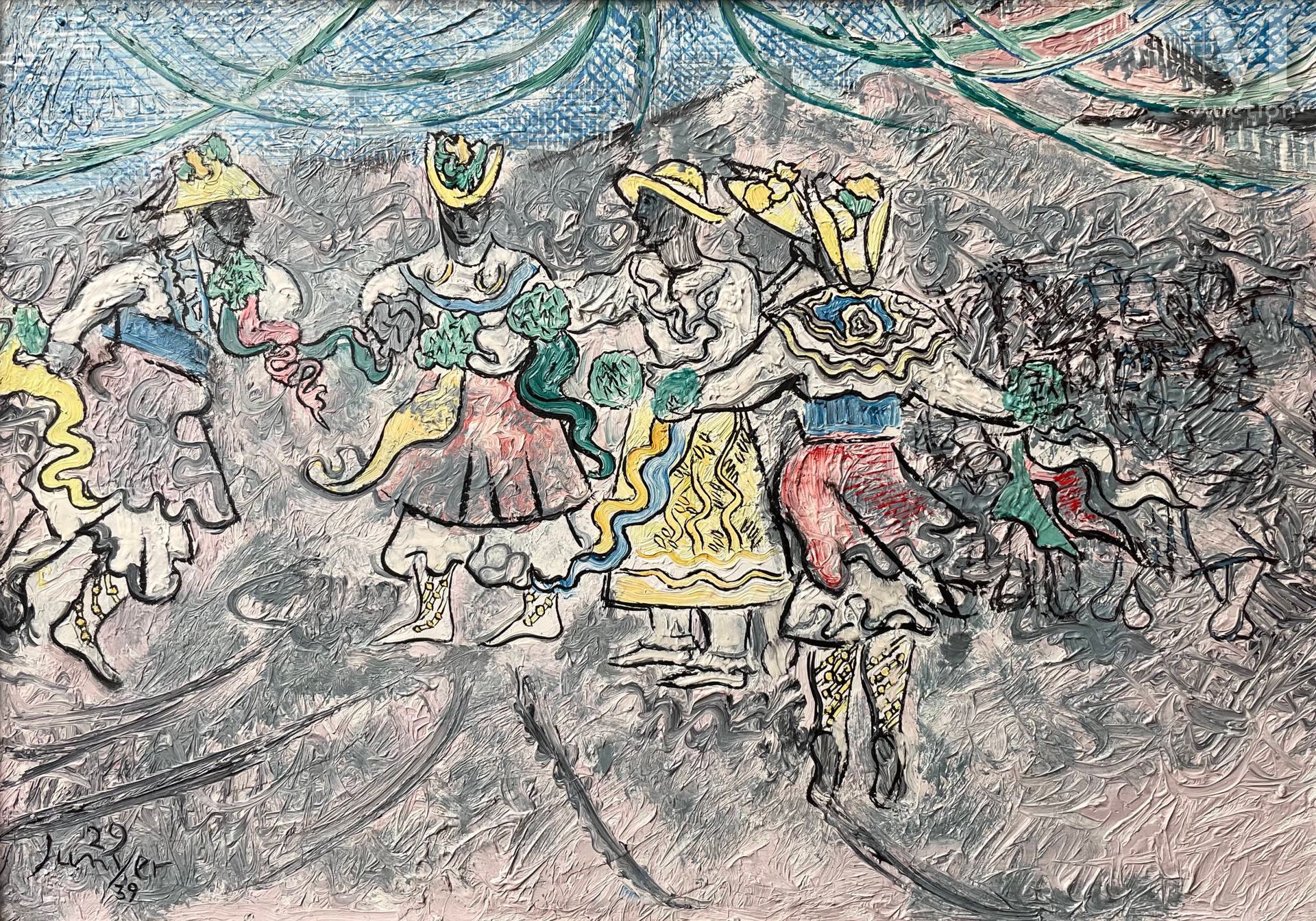 Joan JUNYER (1904-1994) The Folk Dance



Oil on panel

33 x 46 cm

Signed and d&hellip;