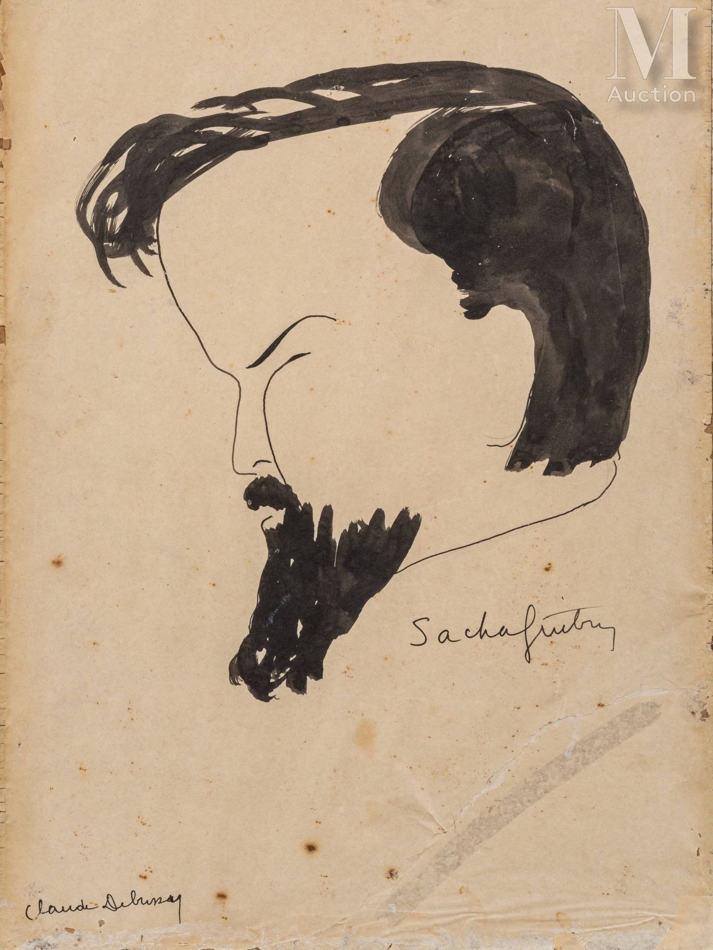 Sacha guitry (1885-1957) Portrait of Debussy



Black ink

40 x 30 cm

Signed on&hellip;