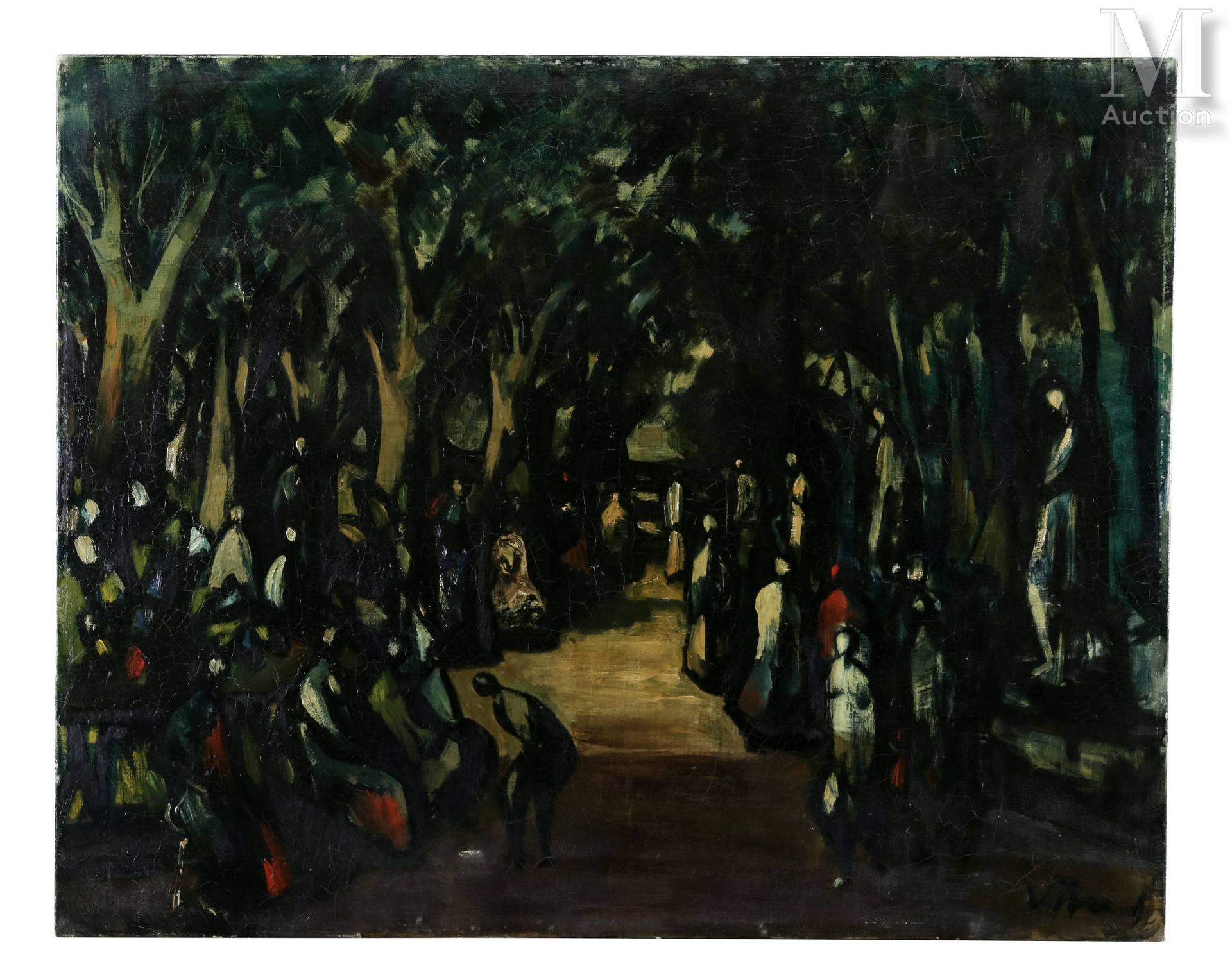 Sylvain VIGNY (Vienne 1903 - Nice 1971) Der Garten mit den Skulpturen



Öl auf &hellip;