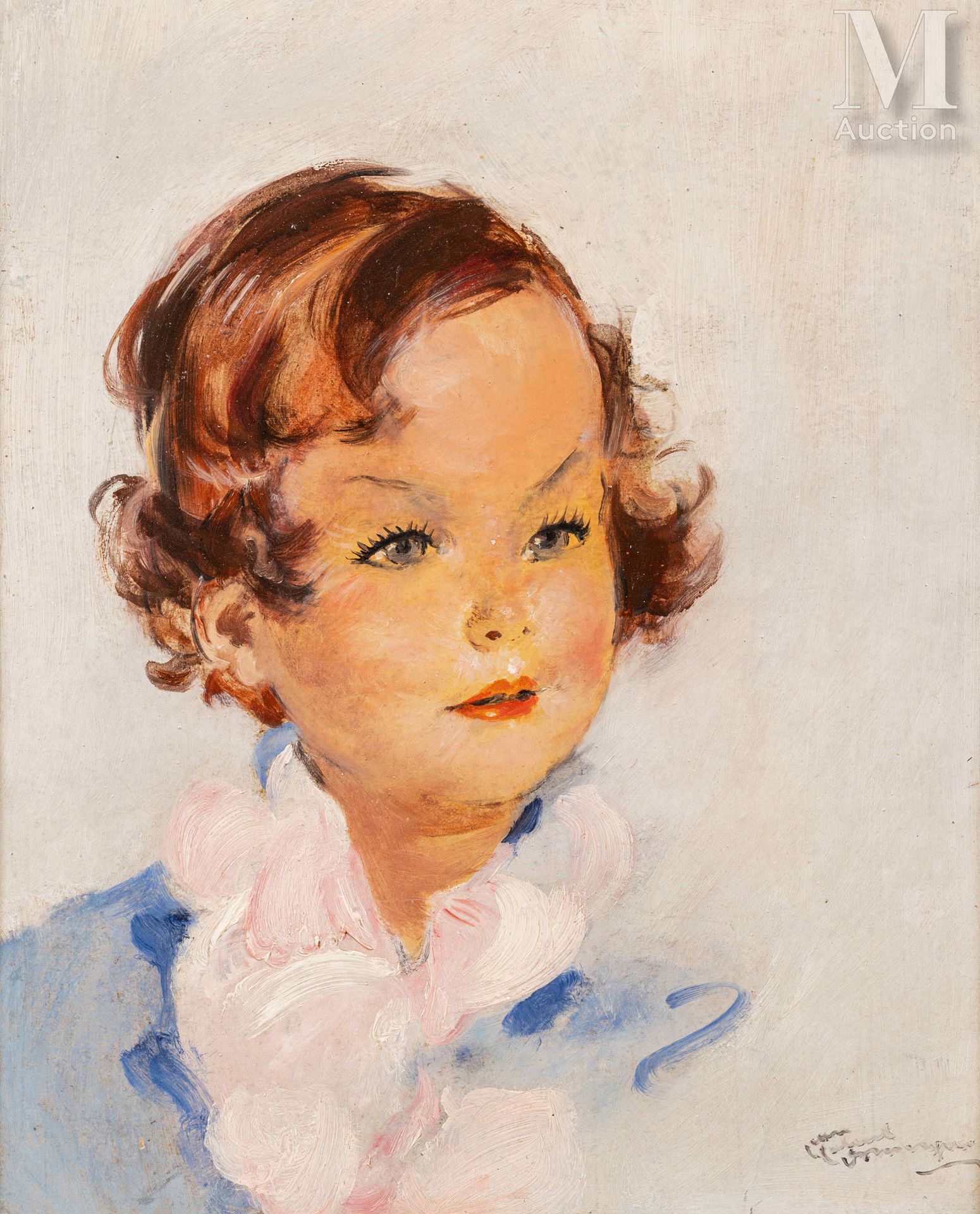 Jean Gabriel DOMERGUE (Bordeaux 1899-Paris 1962) Portrait de petite fille



Hui&hellip;