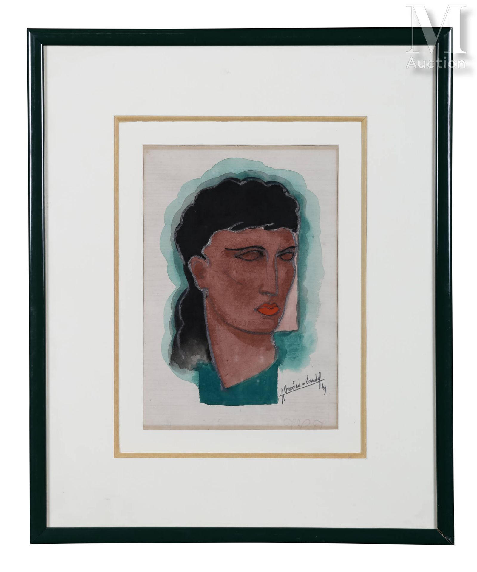 Pierre ABADIE-LANDEL (1896-1972) Portrait of a woman with lipstick



Watercolor&hellip;