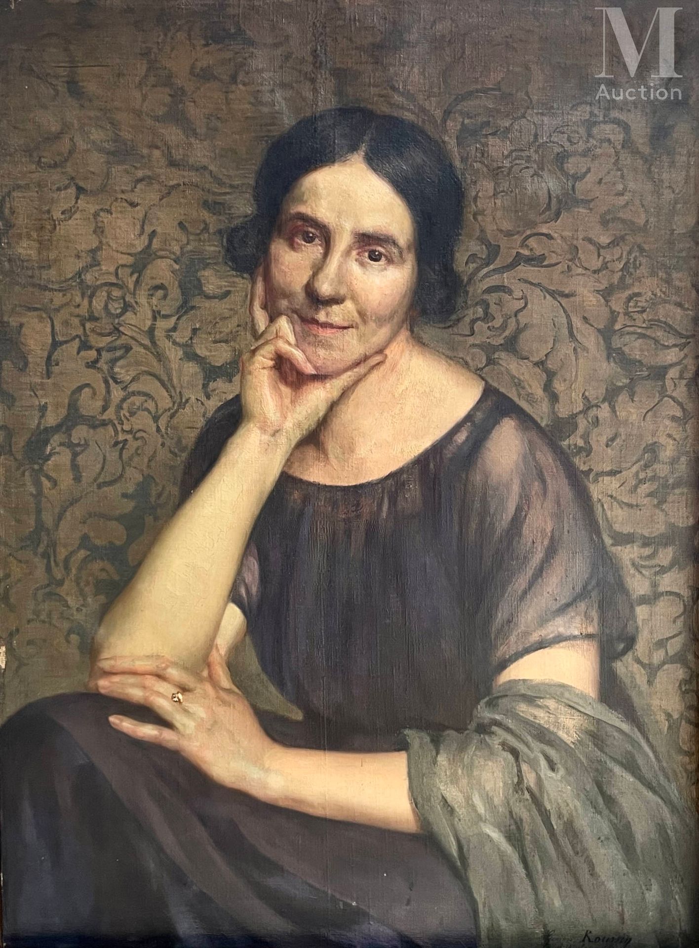 Georges ROUSSIN (1854-1941) Ritratto di donna pensierosa



Olio su tela

60 x 8&hellip;