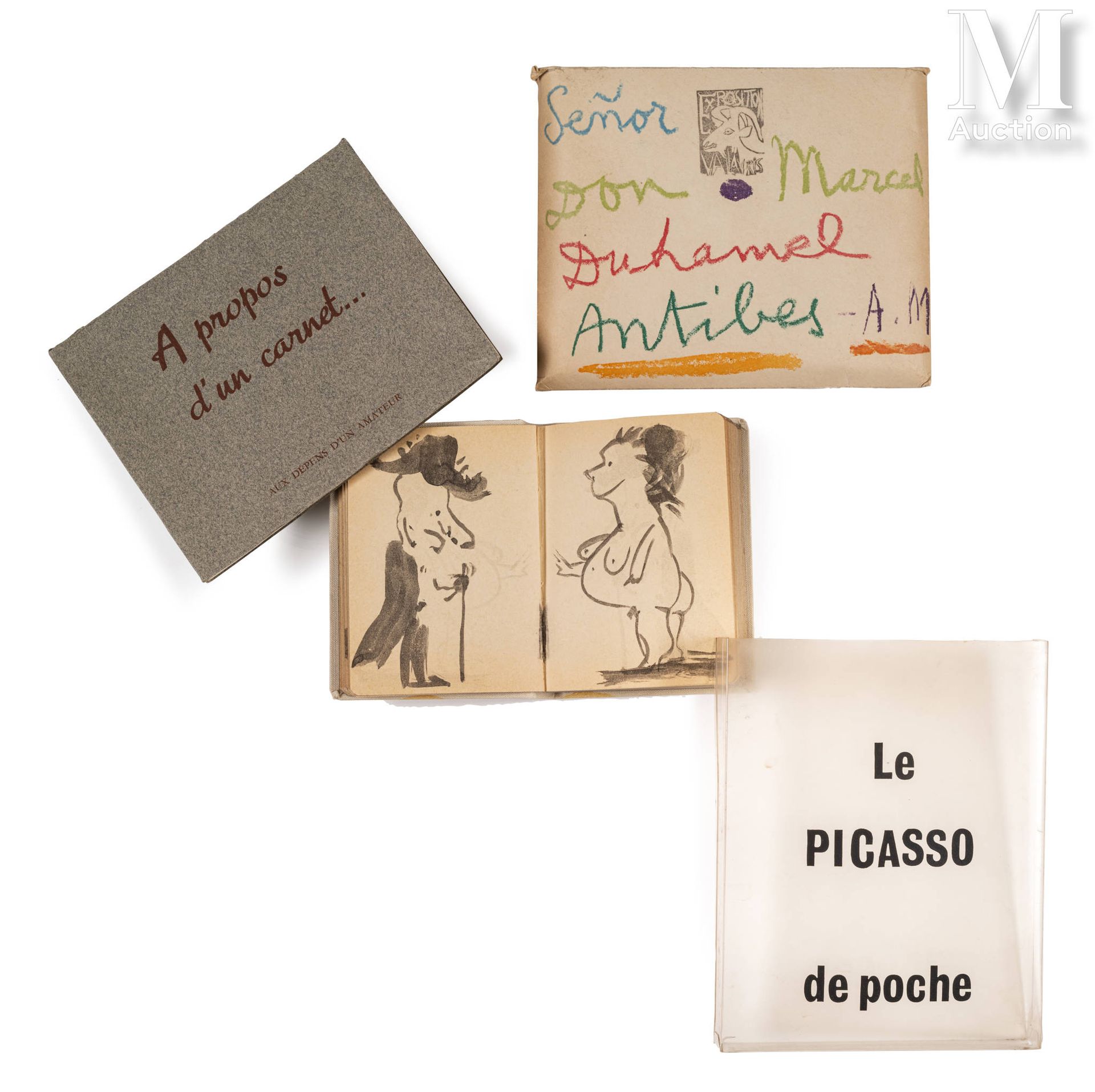 Pablo PICASSO d'après 波切的皮卡索（Le picasso de Poche



马塞尔-杜哈梅尔的笔记本与信封的传真复印件由

Dani&hellip;