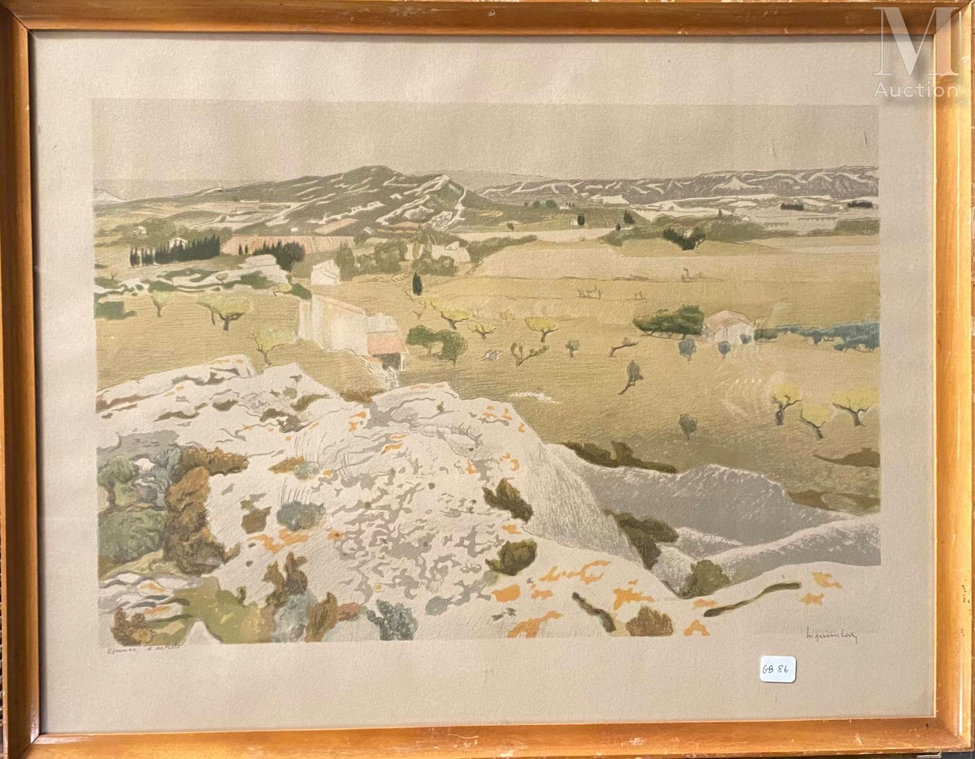 Joseph INGUIMBERTY (Marseille 1896 - Menton 1971) 马赛附近的Gemenos



石版画

42 x 55 c&hellip;
