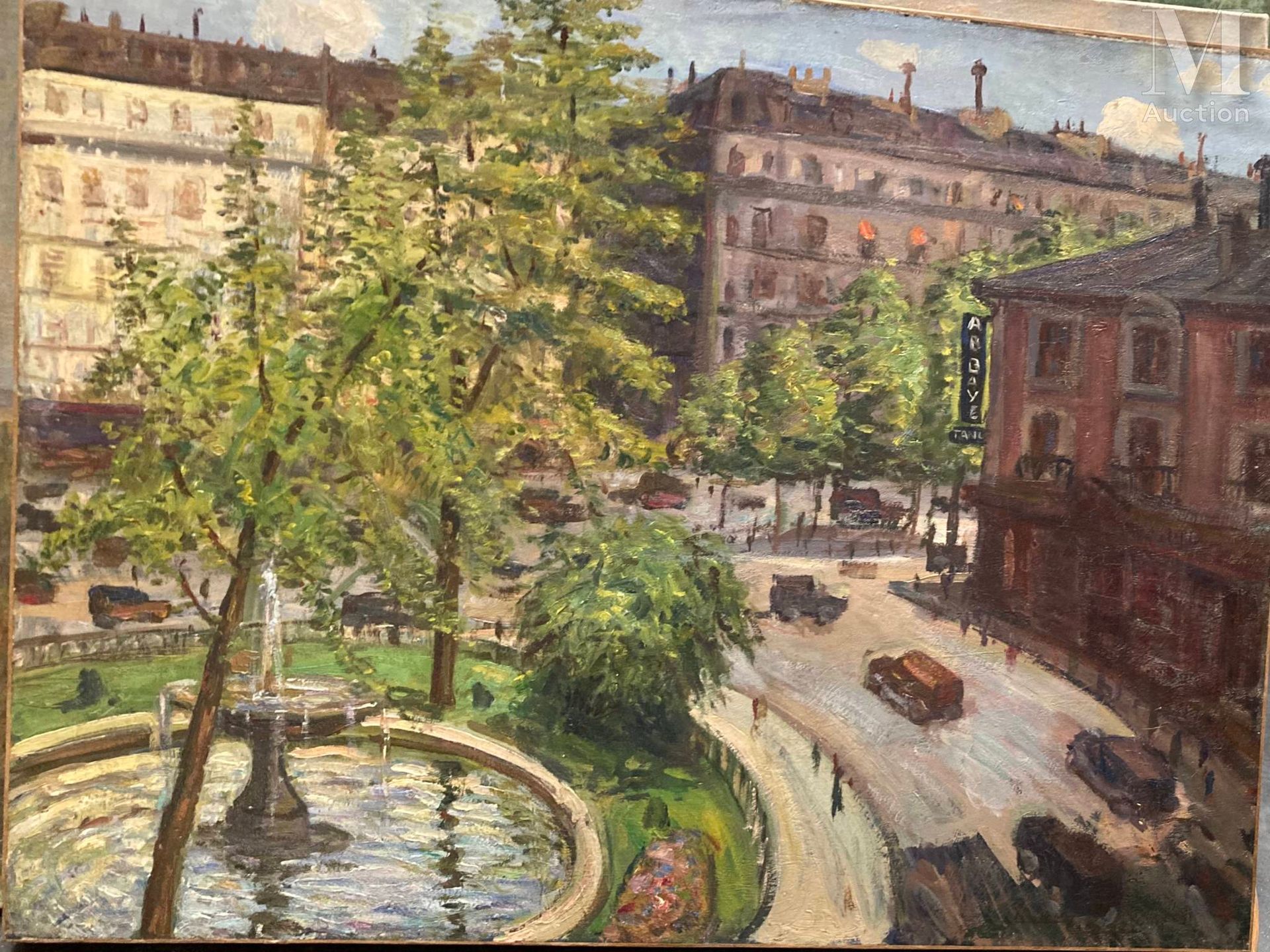 Attribué à Lucien LIEVRE (1878-1936) Plaza Pigalle en París



Óleo sobre lienzo&hellip;