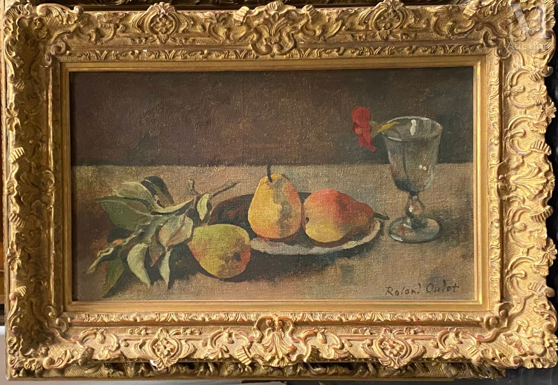 Roland OUDOT (Paris 1897 - Paris 1981) Komposition mit Birnen und Glas



Öl auf&hellip;