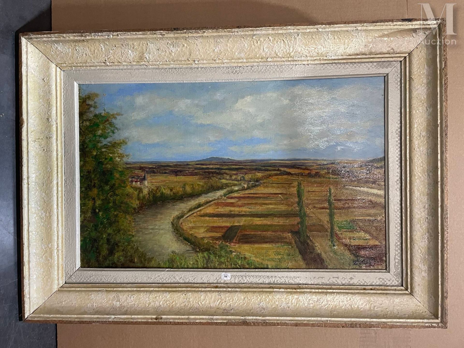 Roger QUICRAY (1897-1975) Landscape with fields and river



Oil on canvas

37 x&hellip;