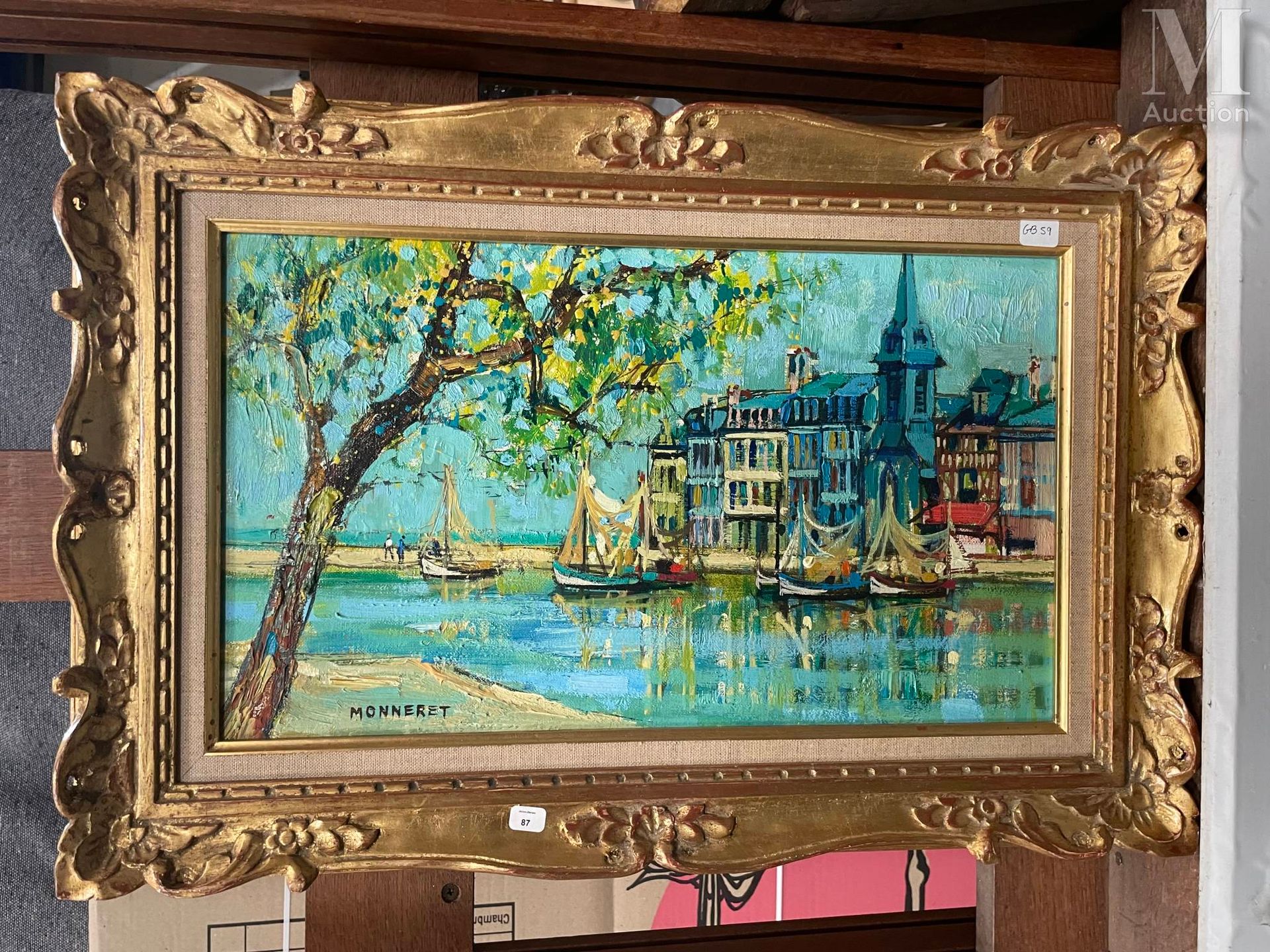Jean MONNERET (1922) 港口的景色



布面油画。

26 x 45厘米。

左下角签有 "MONNERET"。