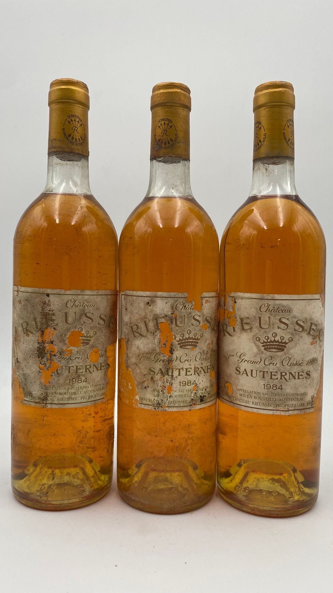 Château RIEUSSEC, 1er cru Sauternes 1984 3 botellas Château RIEUSSEC, 1er cru Sa&hellip;