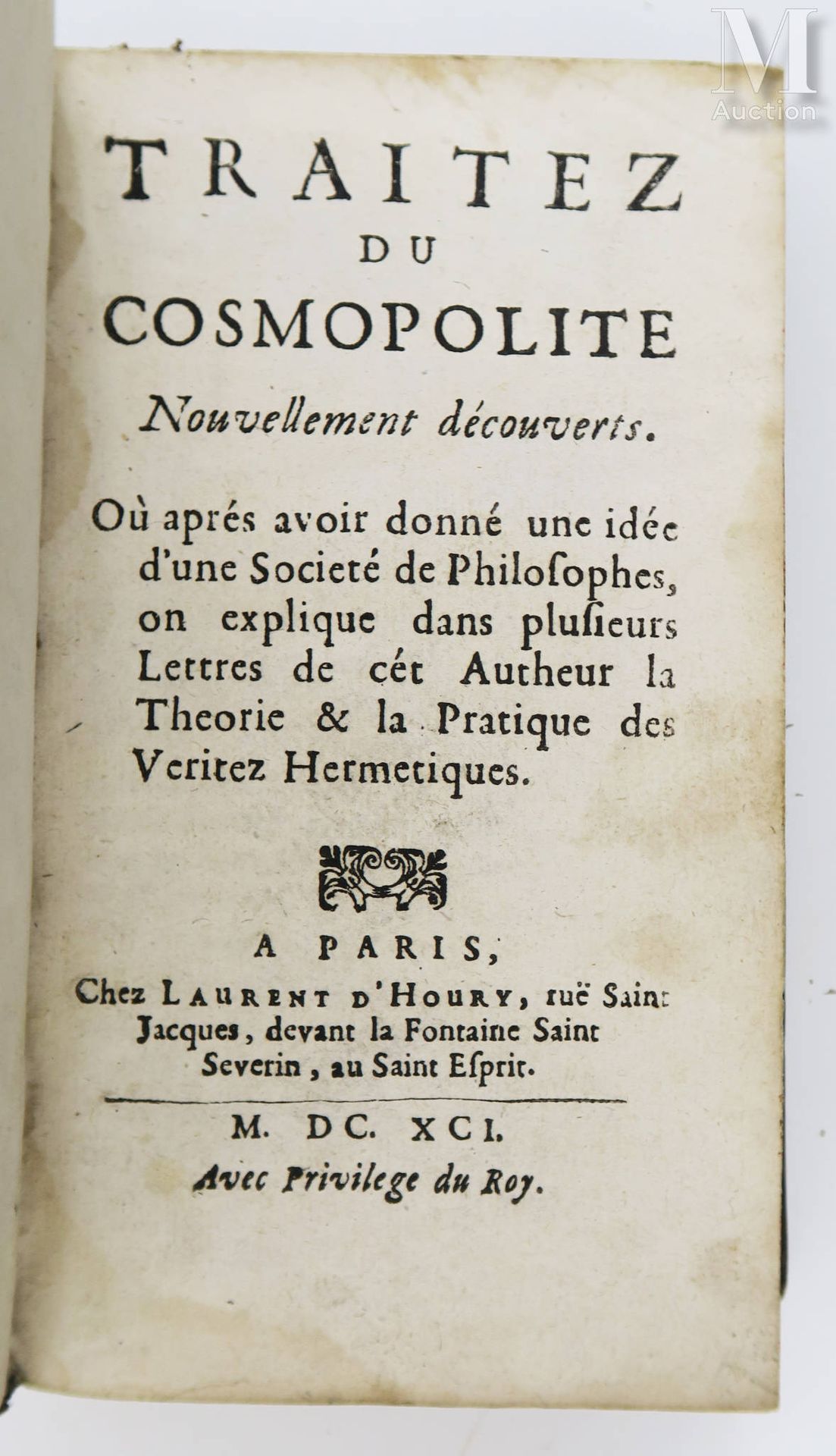 Cosmopolite (Le). 新发现的《宇宙论》的论述。在给出了一个哲学家协会的概念后，人们在该作者的几封信中解释了赫尔墨斯真理的理论和实践。巴黎，Lau&hellip;