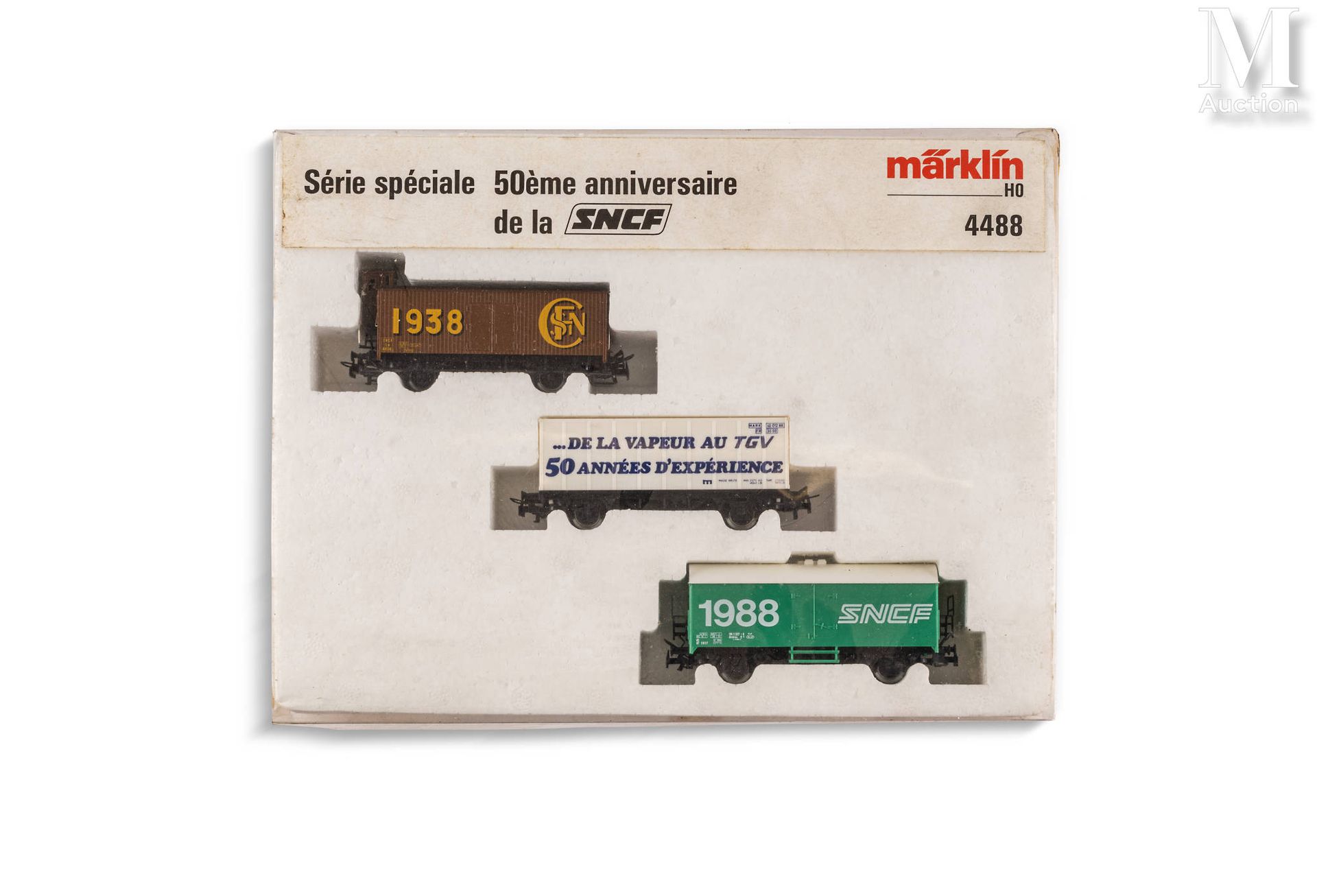 MARKLIN - HO SNCF50周年纪念箱。特别系列。

参考资料：4488。