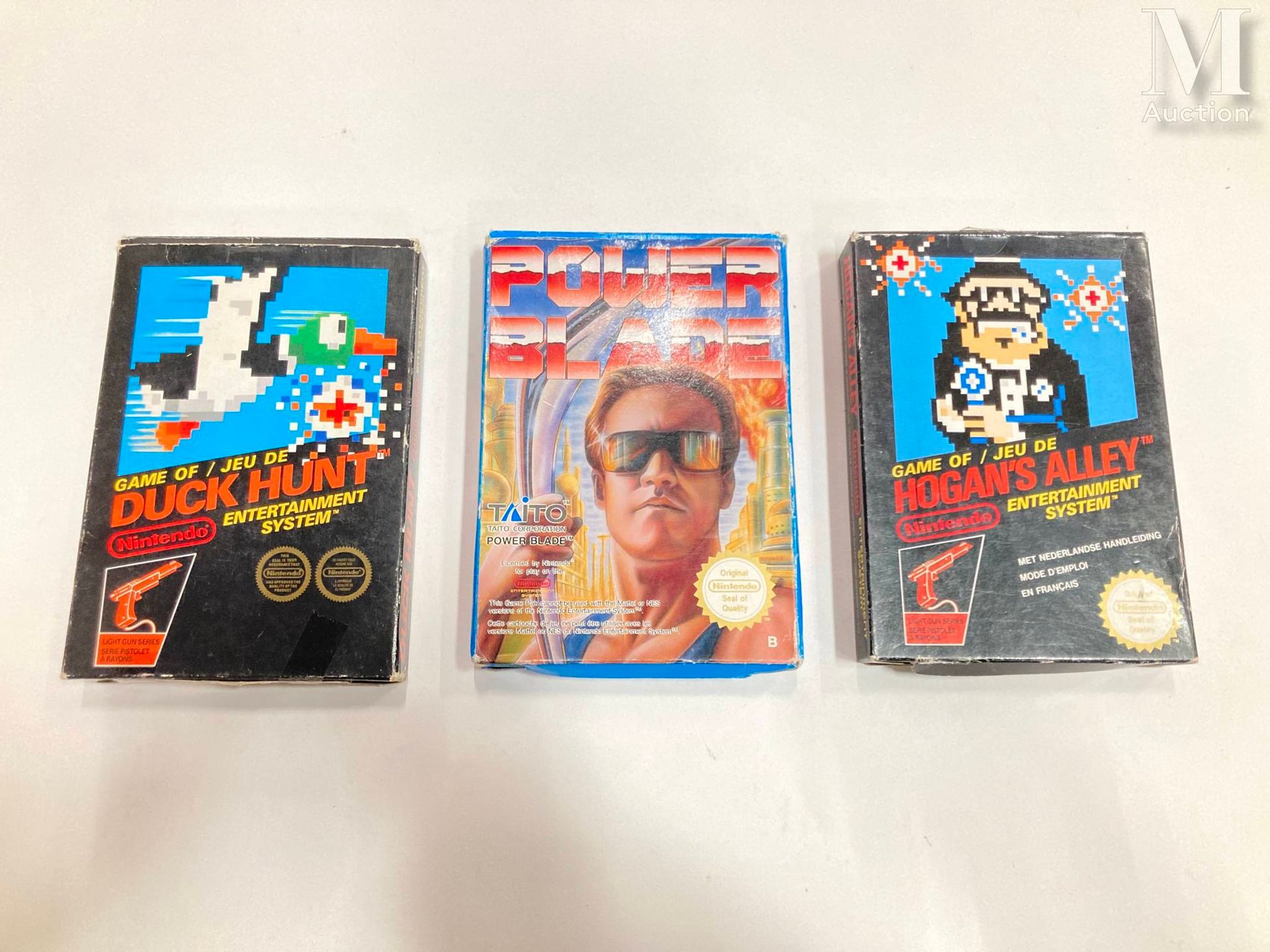 LOT DE x3 JEUX PAL-B FR EN BOITE POUR NINTENDO NES Set of 3 PAL-B FR GAMES IN BO&hellip;