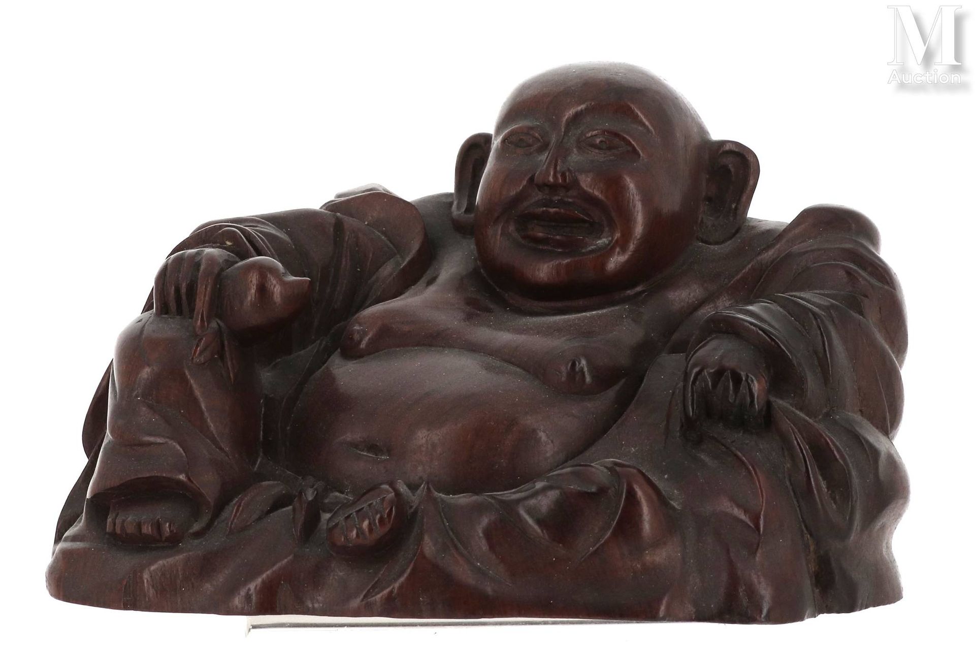 ASIE DU SUD, XXe siècle Buddha-Statuette aus Holz



16 x 19 x 15 cm