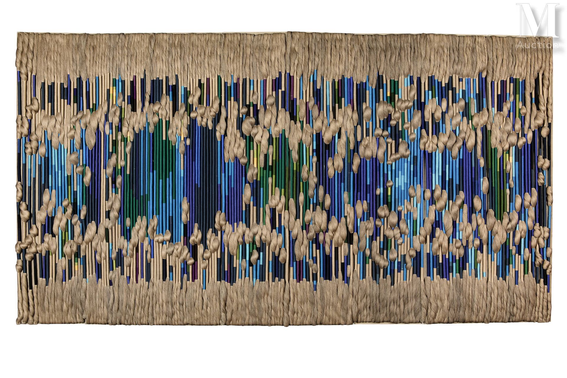 Sheila HICKS (née en 1934) 赋格》，1969-1970年



丝绸、亚麻、棉，装裱在8块板上

尺寸。

275 x 64厘米（每块&hellip;