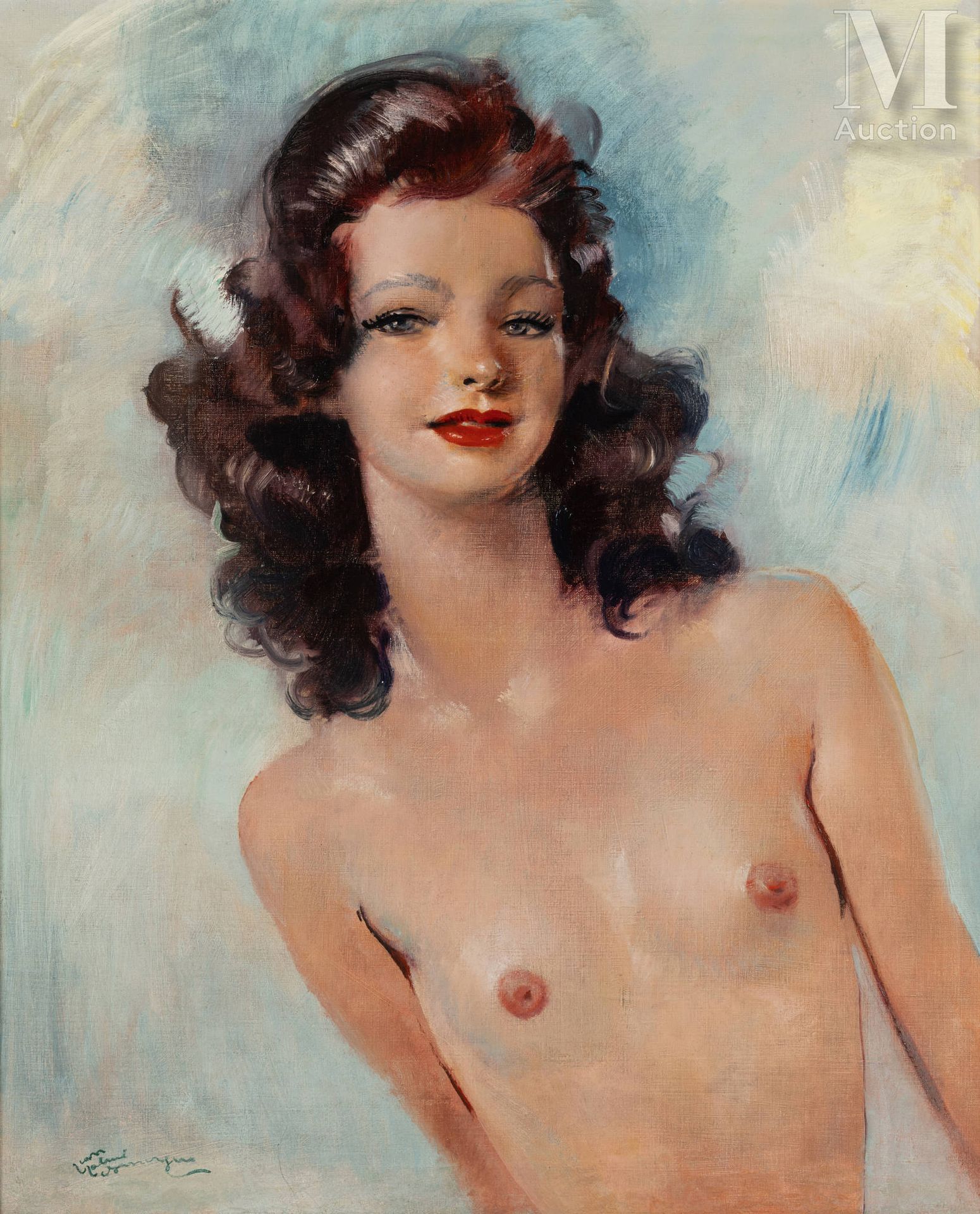 Jean Gabriel DOMERGUE (Bordeaux 1899-Paris 1962) Nu féminin



Huile sur toile d&hellip;