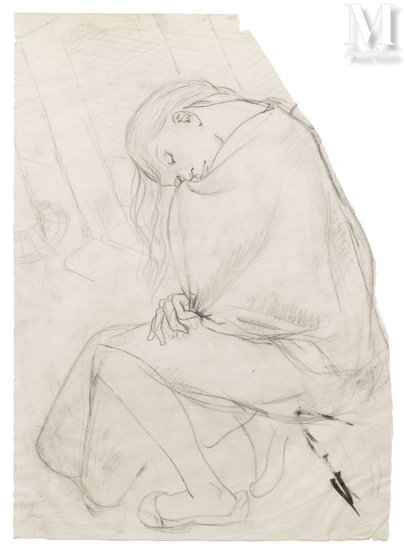 Leonard Tsuguharu FOUJITA (Tokyo 1886 - Zurich 1968) 年轻的女人在睡觉



铅笔在描图纸上

50 x 3&hellip;
