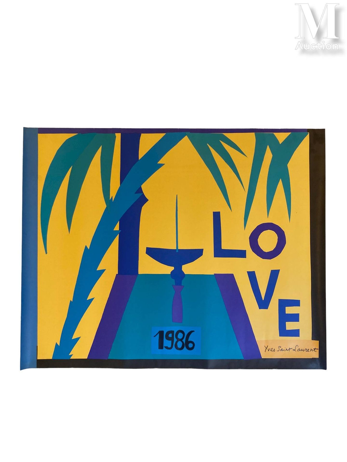 YVES SAINT LAURENT - 1986 Poster "Amore



stampa su carta 

68 x 54 cm