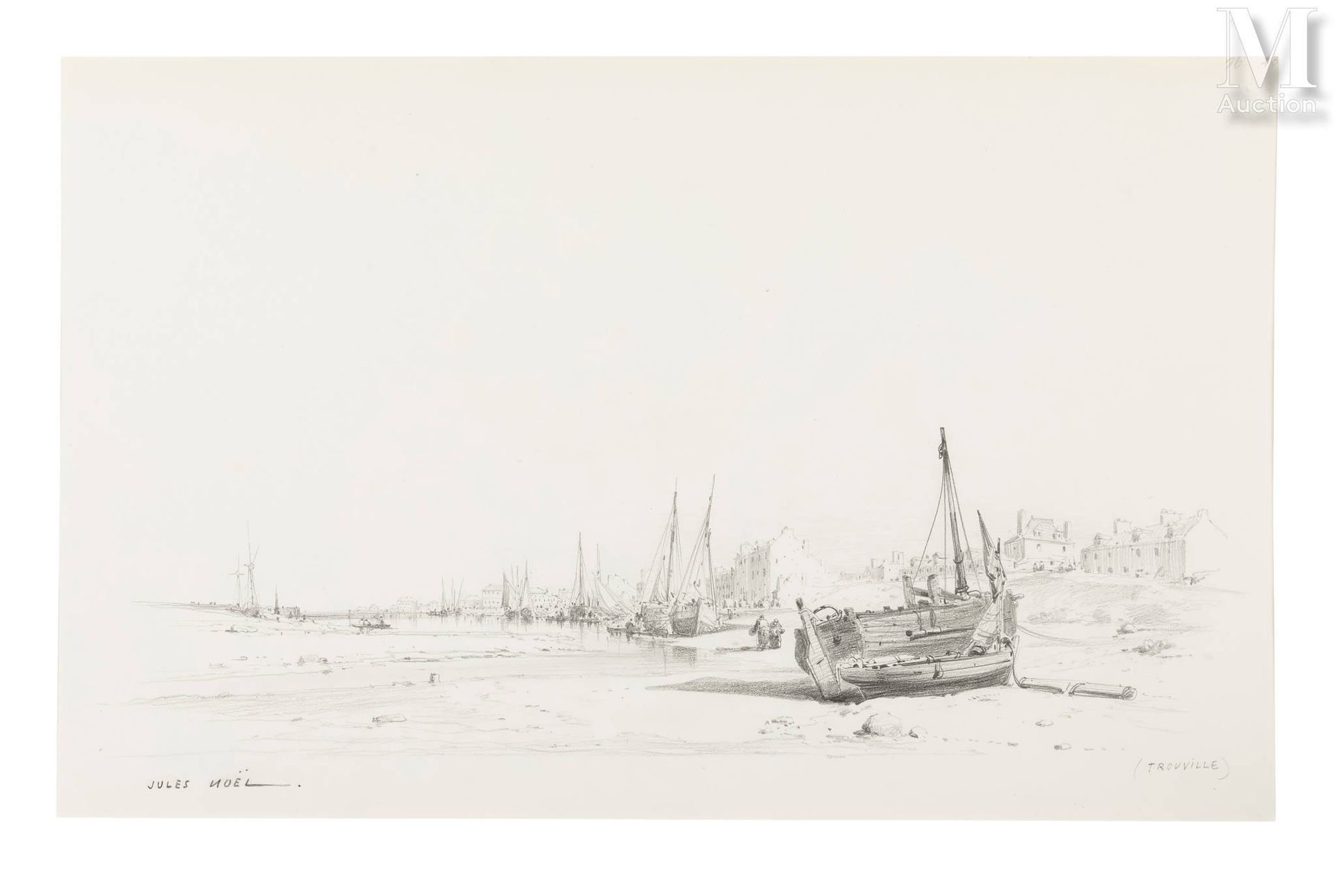 Jules NOËL (1810 - 1881) Trouville around 1854

Pencil on paper
29,5 x 46,5 cm
S&hellip;