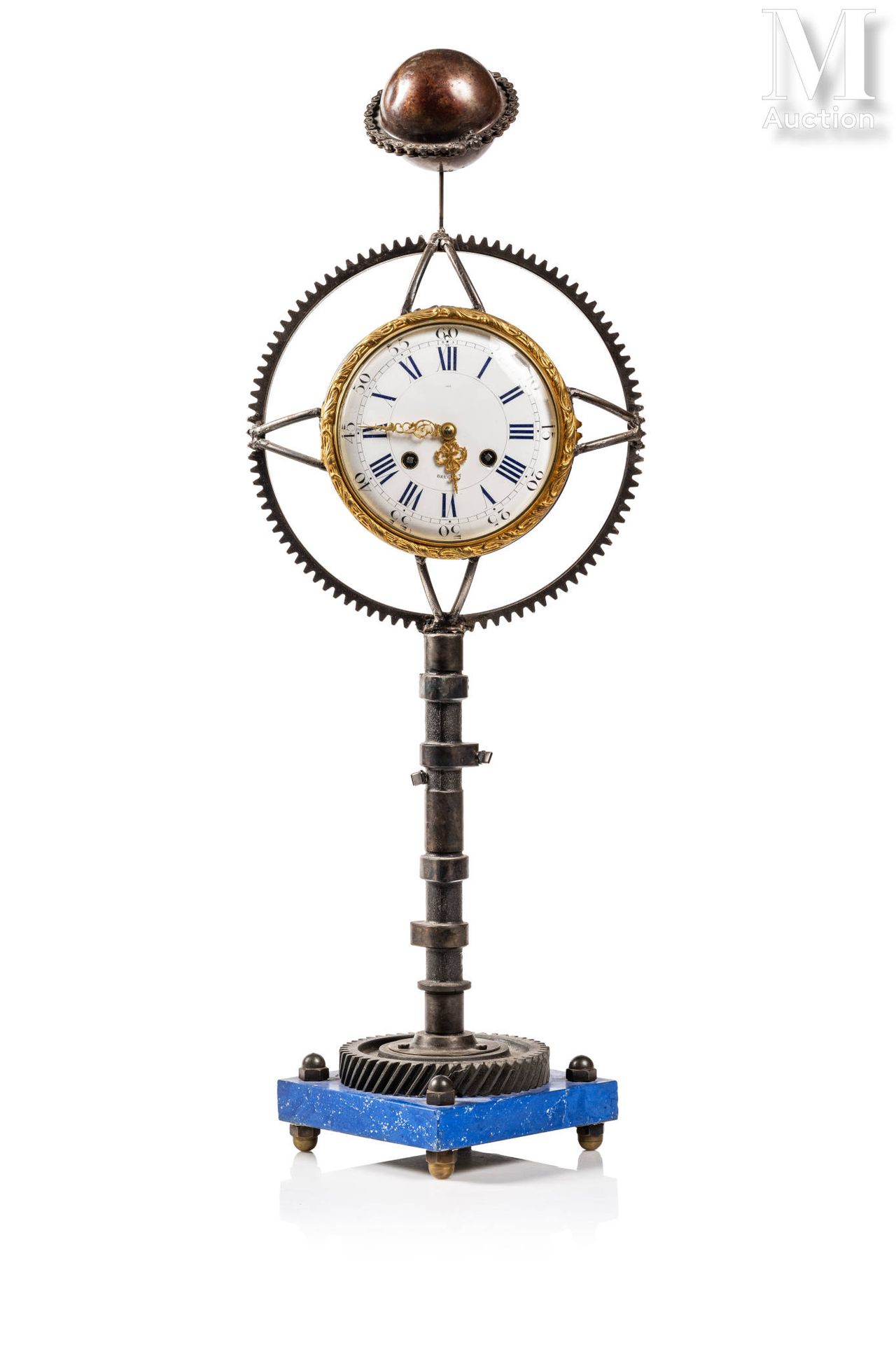 André DUBREUIL (1951 – 2022) 1986
Unique piece.
Clock made of metal wheels and s&hellip;