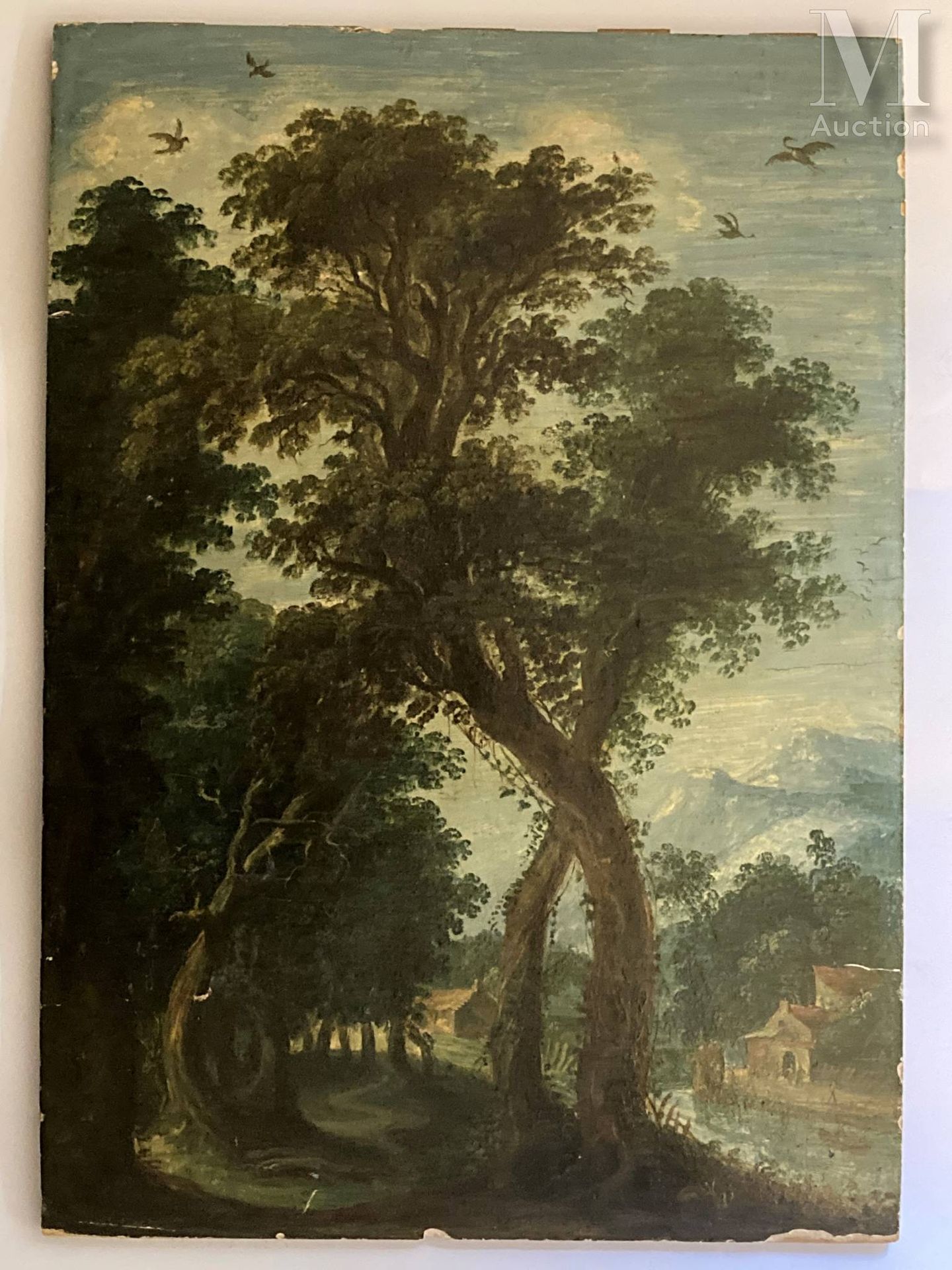 Ecole du début du XVIIIe siècle Paesaggio boscoso

Olio su pannello
49 x 34, cm
&hellip;