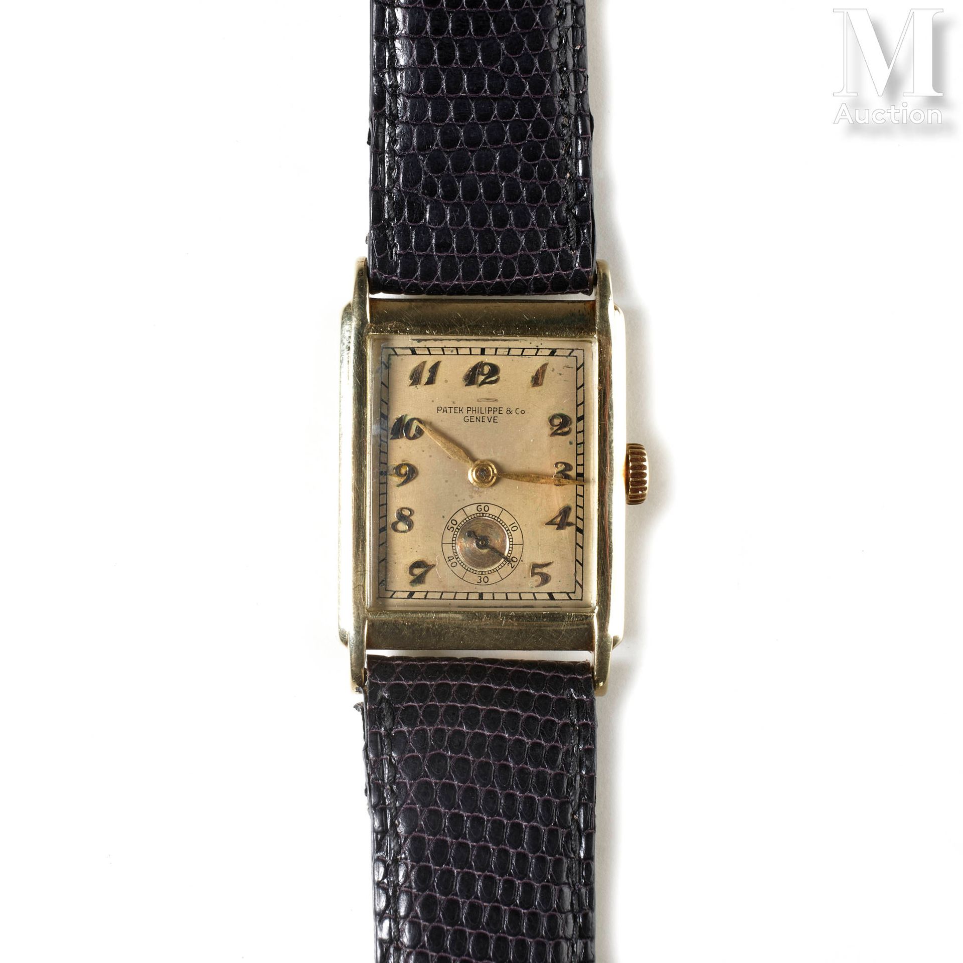 Patek Philippe Gondolo 
Circa 1930
Reloj de caballero rectangular extra grande 
&hellip;