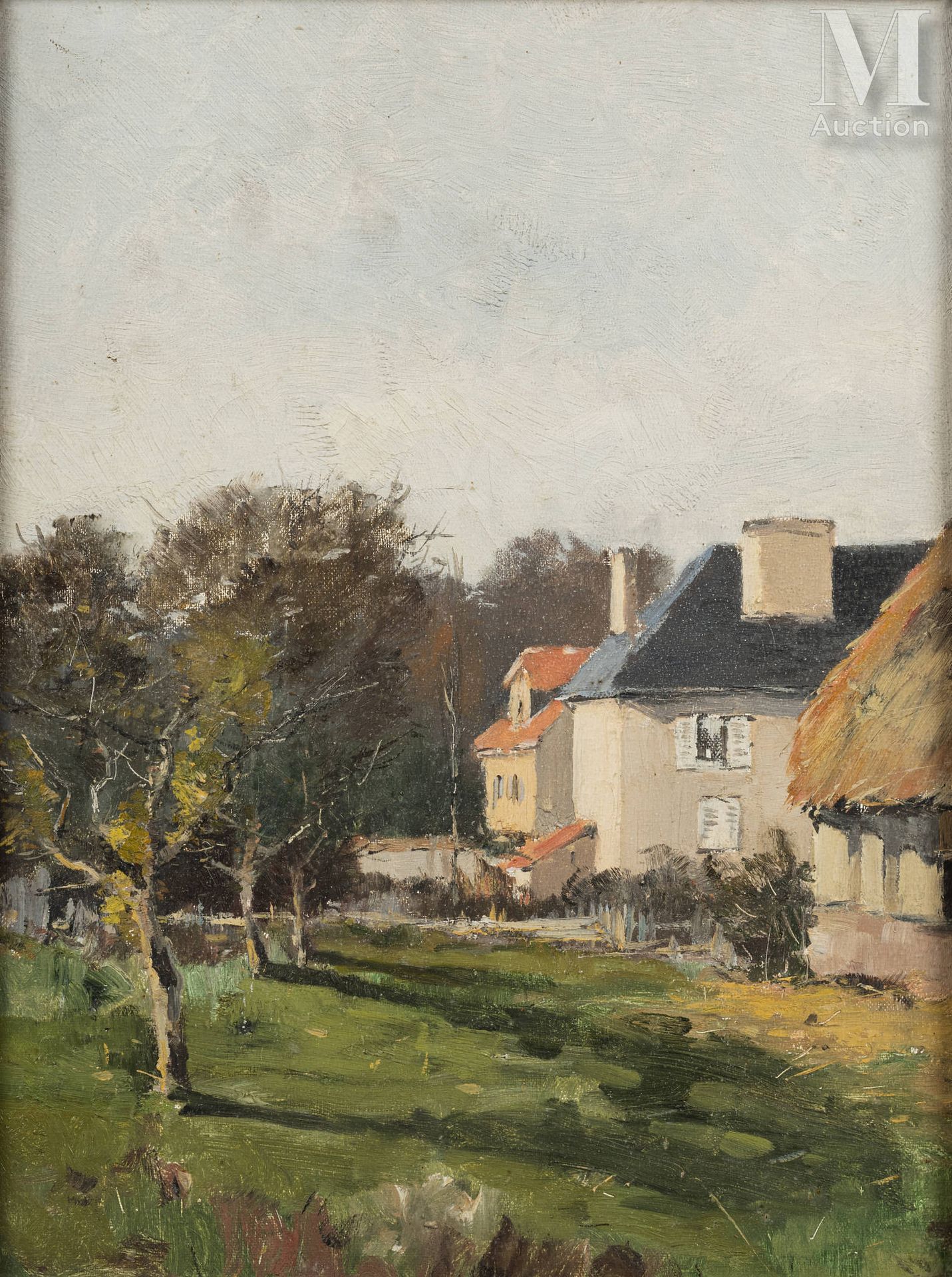 Georges BRAQUE (Argenteuil 1882 - Paris 1963) Maison dans un paysage

Huile sur &hellip;