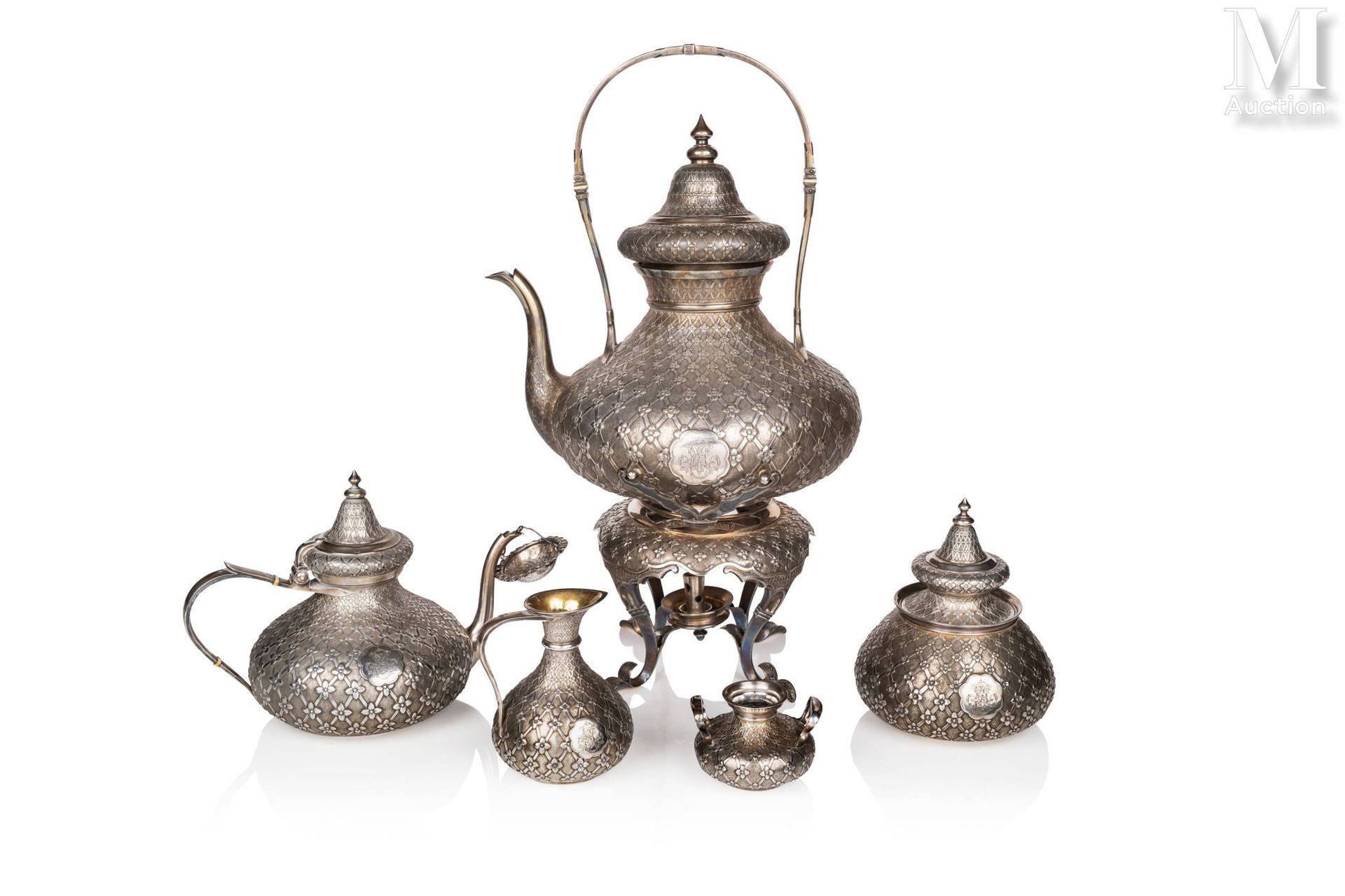 Service à thé en vermeil France for the Ottoman market, 19th century
Comprising &hellip;