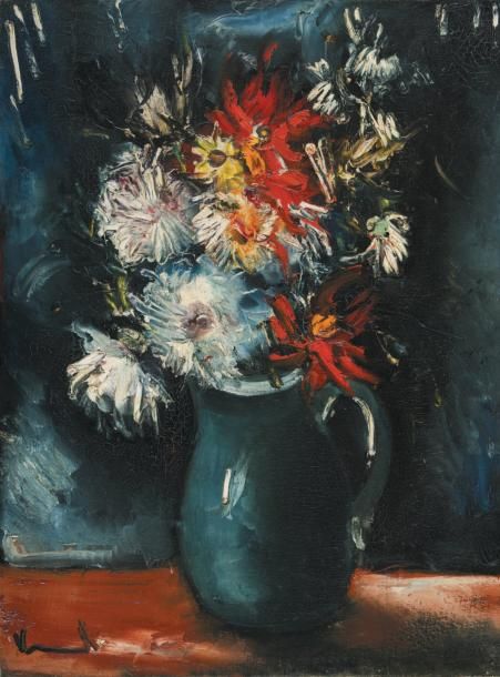 Maurice de VLAMINCK (1876-1958) French Vase de fleurs Signed 'Vlaminck' (lower l&hellip;