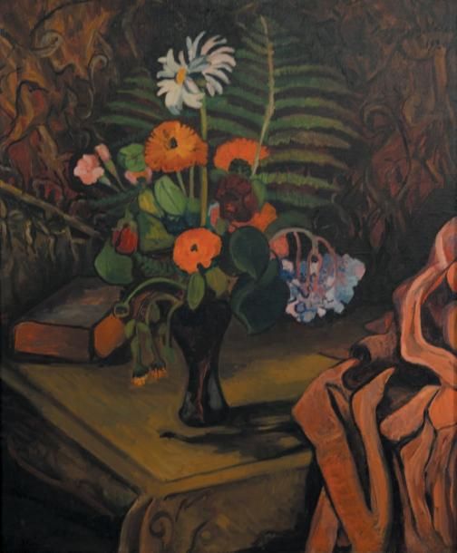 Suzanne VALADON (1865-1938) French Nature morte aux fleurs, 1920 Signed and date&hellip;
