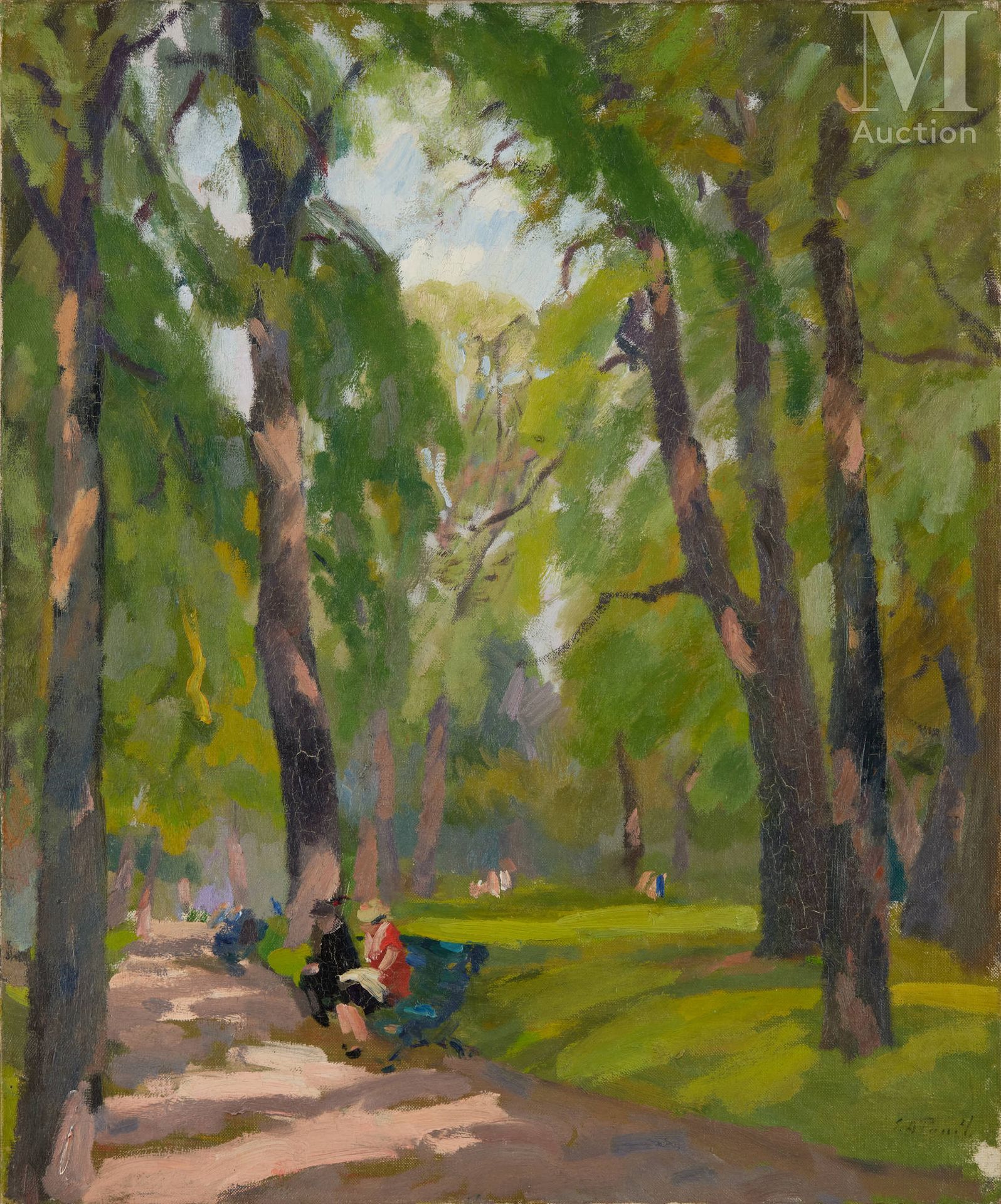 Elie-Anatole PAVIL (Odessa 1873-Rabat 1944) Monceau公园

布面油画
65 x 54 cm
右下角签有 "EA&hellip;